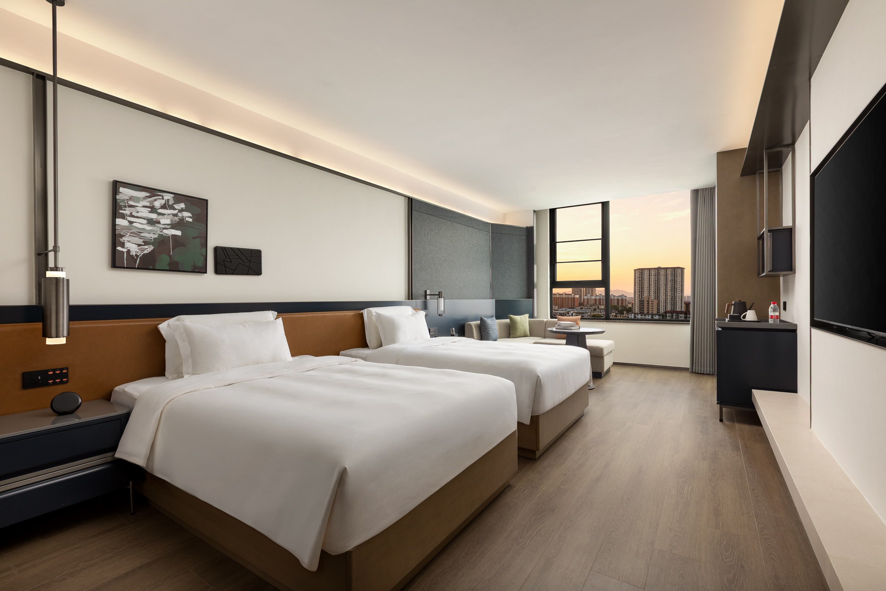 Guest room at the Days Hotel by Wyndham Yichun Gaoan in Yichun, Other than US/Canada