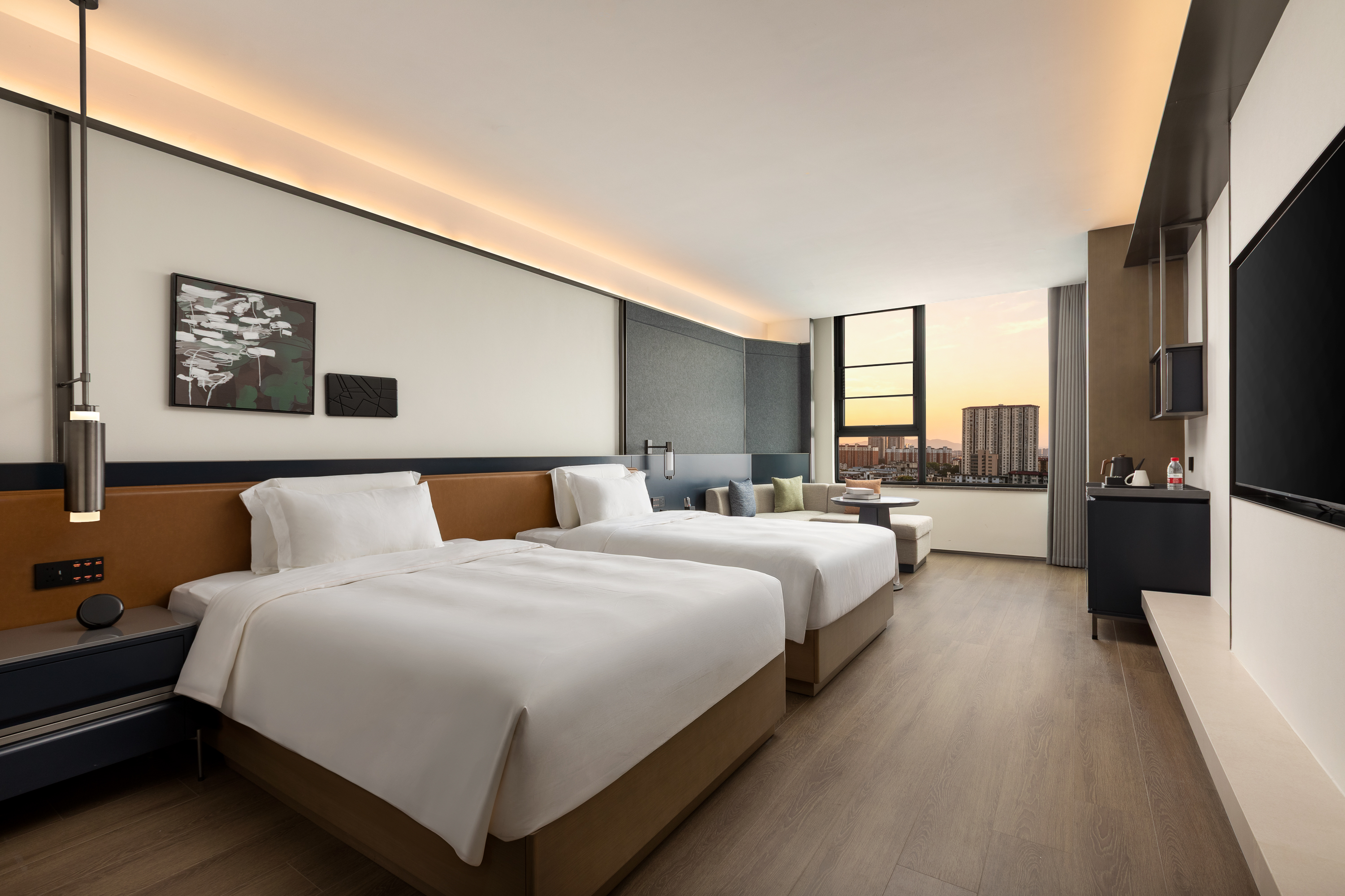 Guest room at the Days Hotel by Wyndham Yichun Gaoan in Yichun, Other than US/Canada