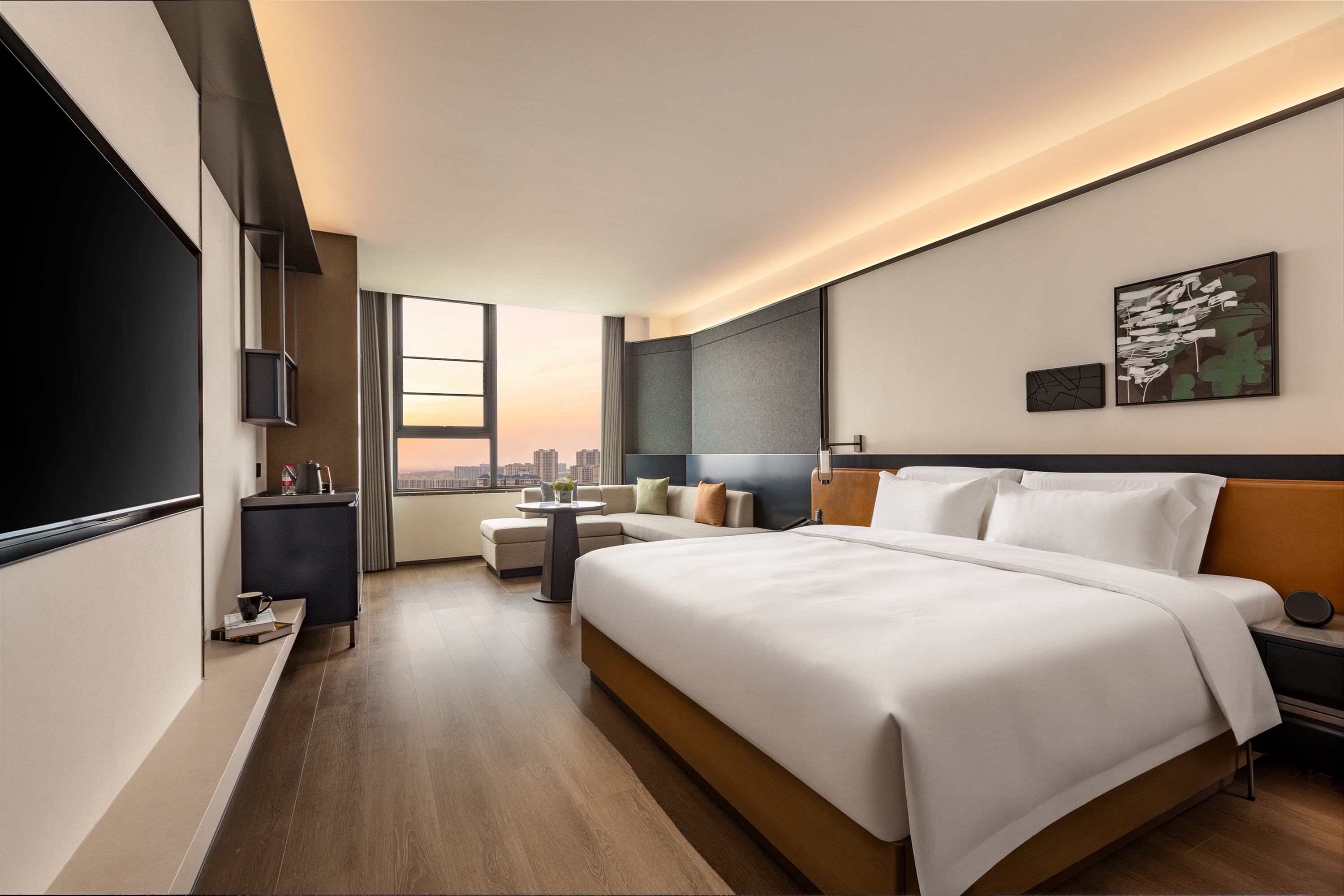 Guest room at the Days Hotel by Wyndham Yichun Gaoan in Yichun, Other than US/Canada
