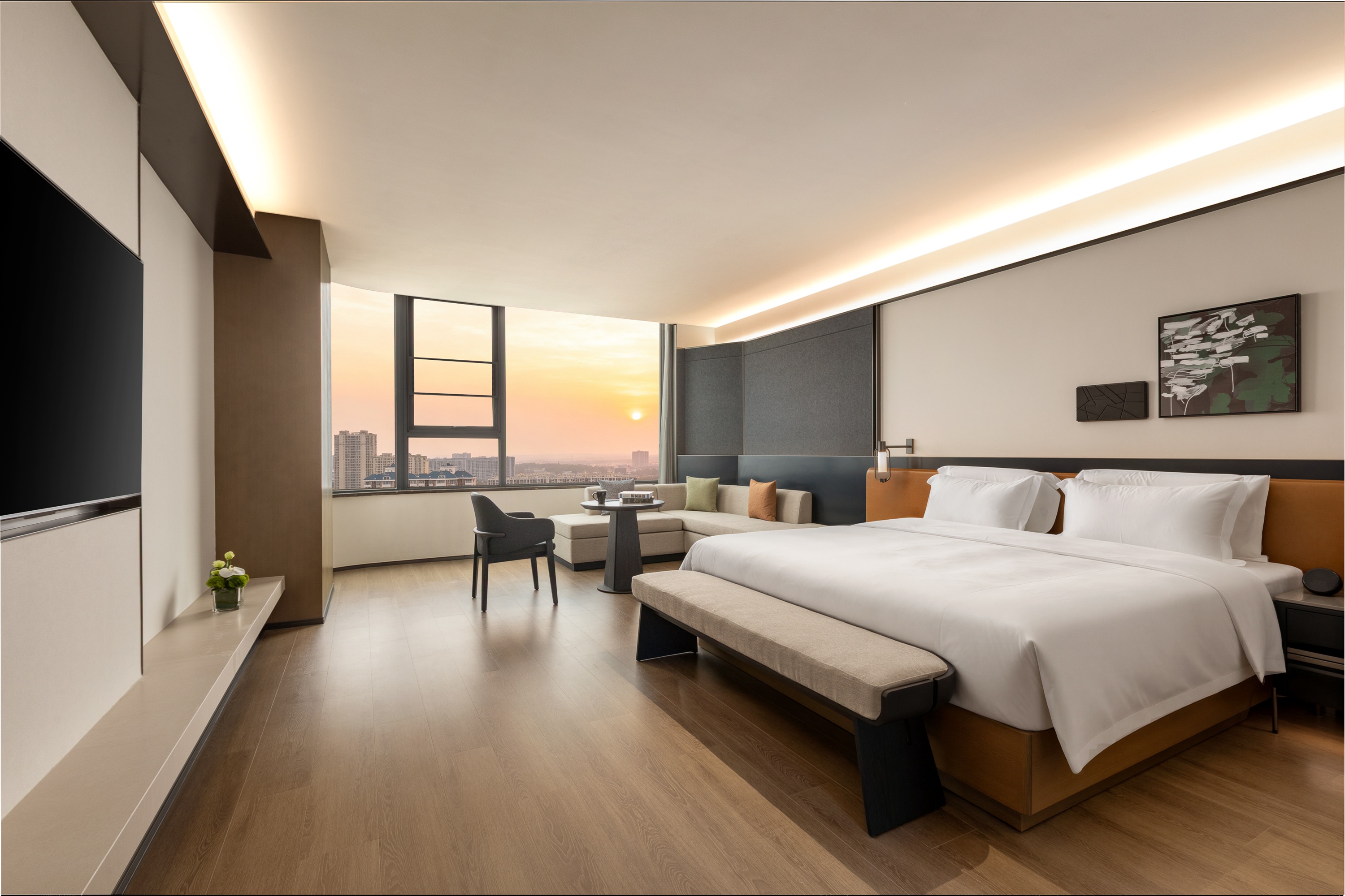 Guest room at the Days Hotel by Wyndham Yichun Gaoan in Yichun, Other than US/Canada