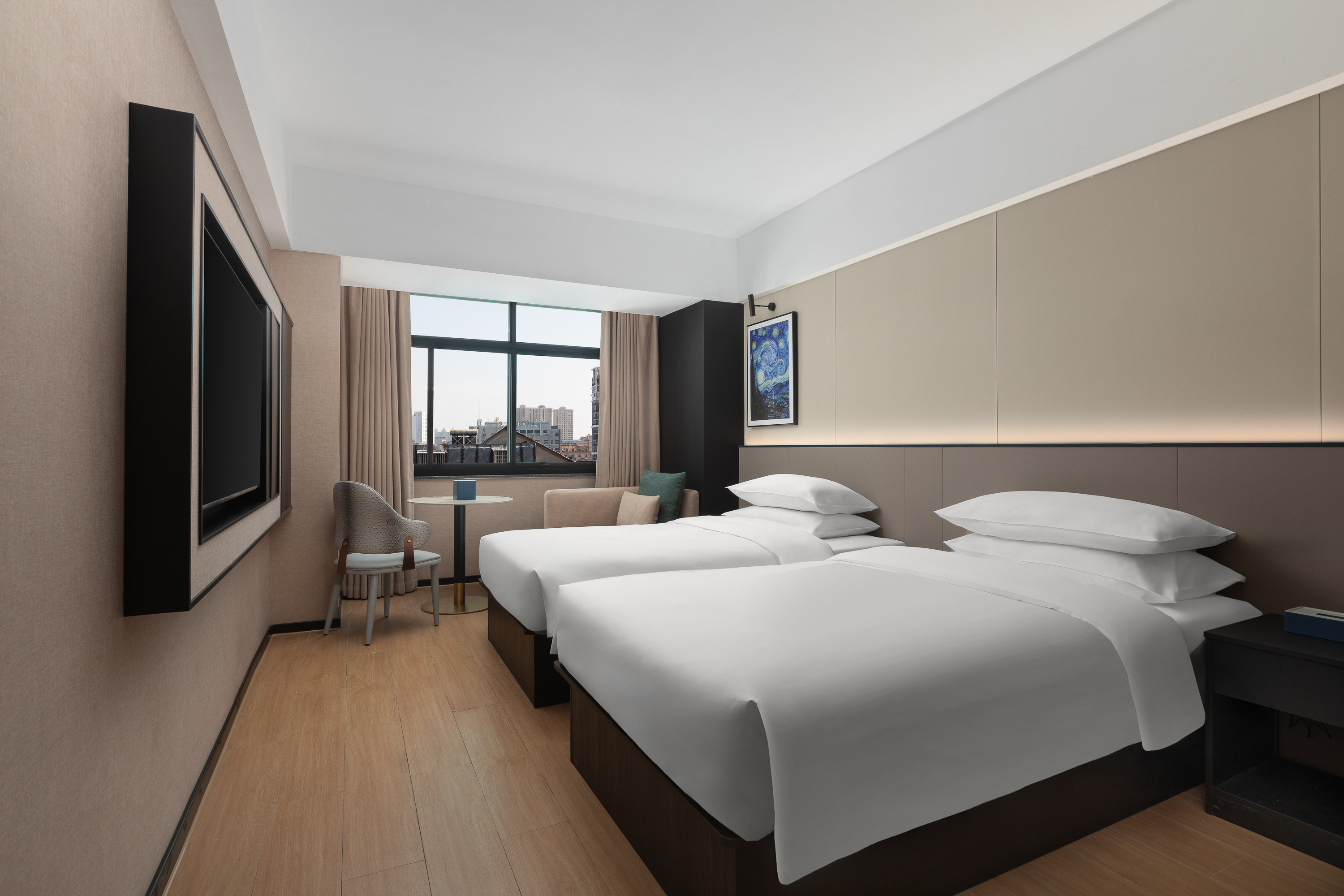Guest room at the Days Inn by Wyndham Yueyang Train Station in Yueyang, Other than US/Canada