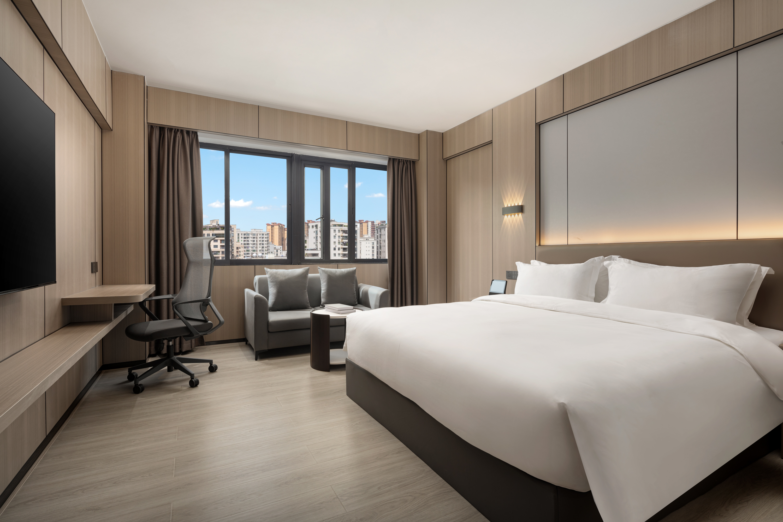 Guest room at the Days Inn by Wyndham Zhanjiang Economic Development Zone in Zhanjiang, Other than US/Canada