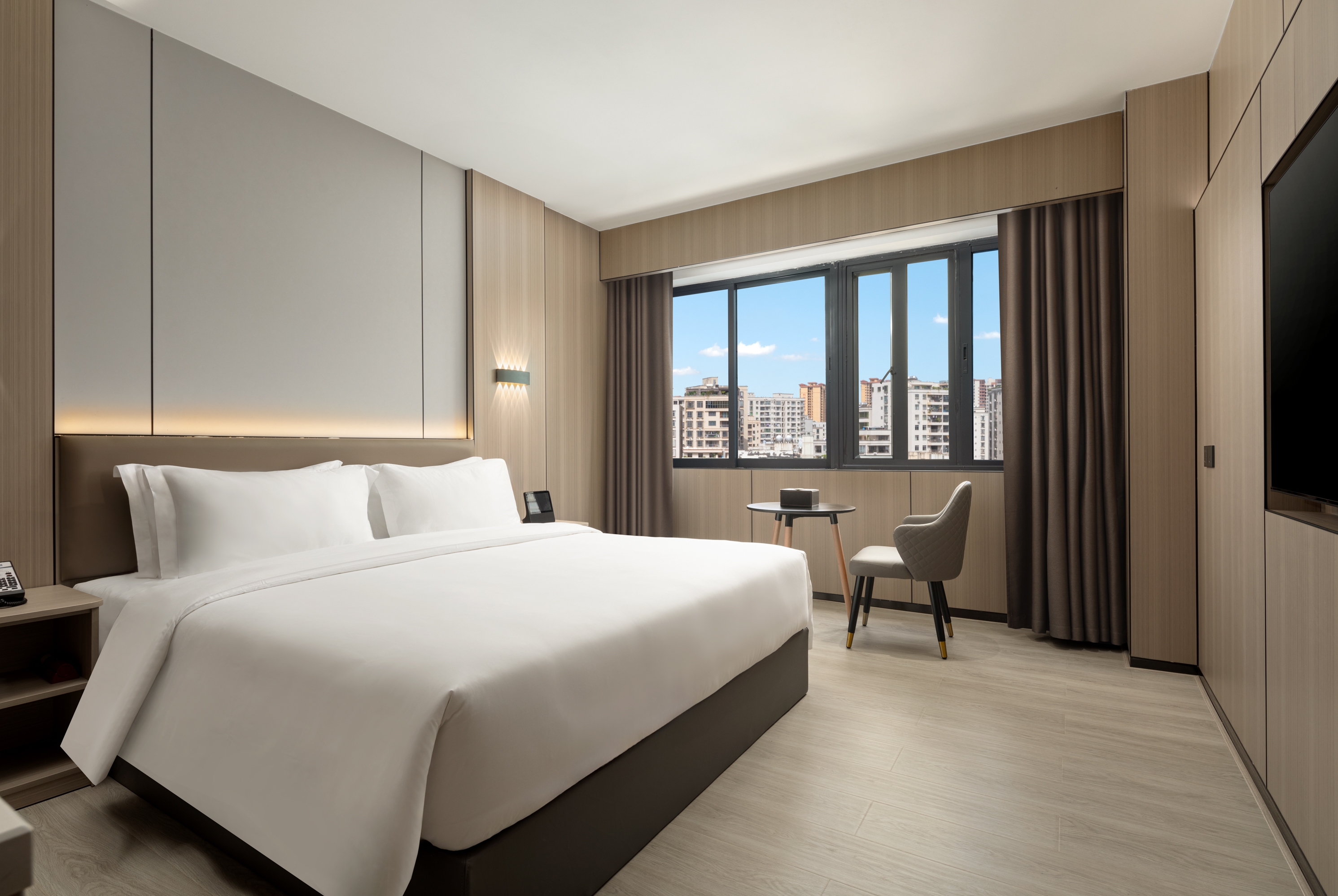 Guest room at the Days Inn by Wyndham Zhanjiang Economic Development Zone in Zhanjiang, Other than US/Canada