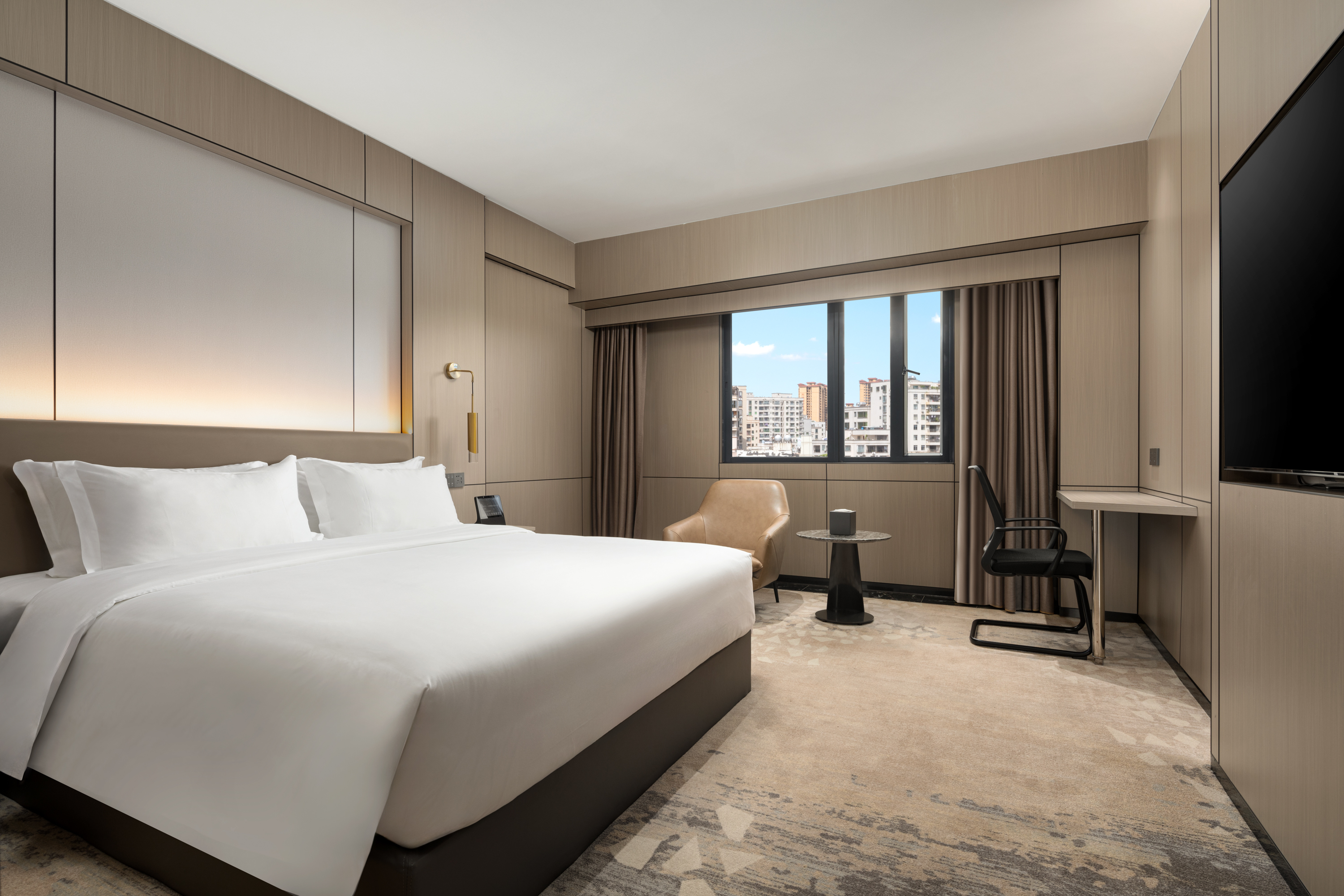 Guest room at the Days Inn by Wyndham Zhanjiang Economic Development Zone in Zhanjiang, Other than US/Canada