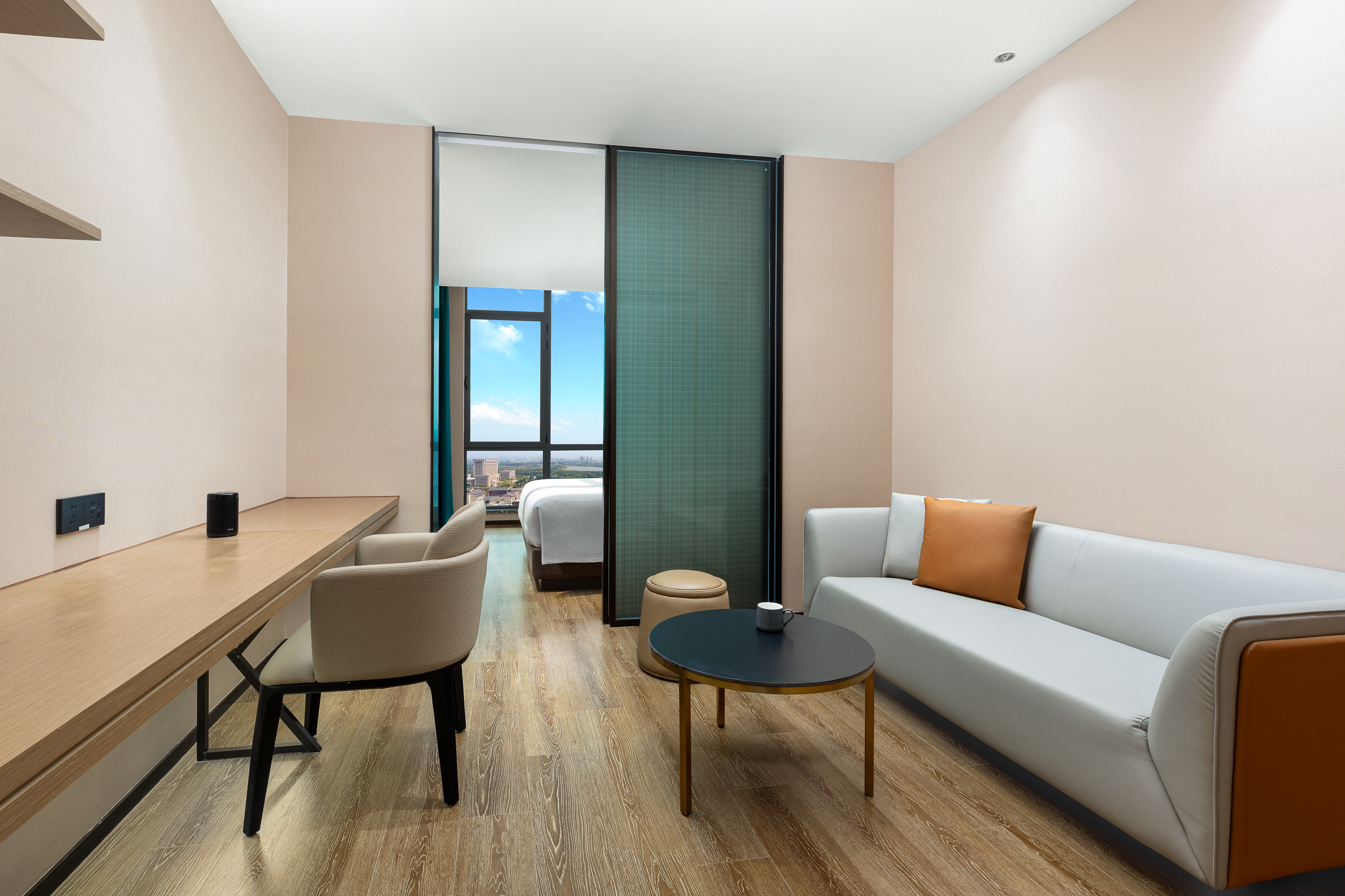 Guest room at the Days Hotel by Wyndham Zhengzhou Zhengdong New District in Zhengzhou, Other than US/Canada