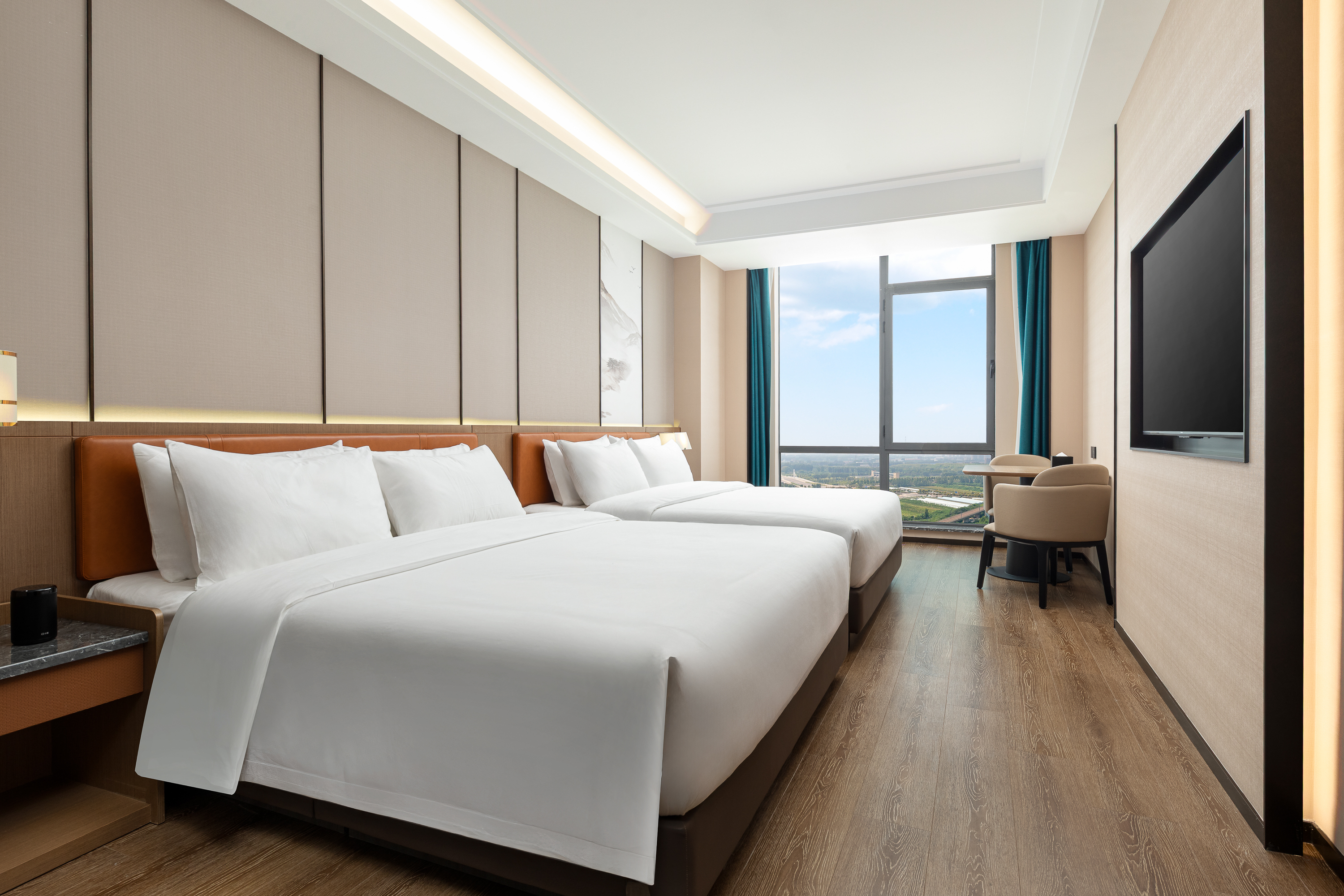 Guest room at the Days Hotel by Wyndham Zhengzhou Zhengdong New District in Zhengzhou, Other than US/Canada