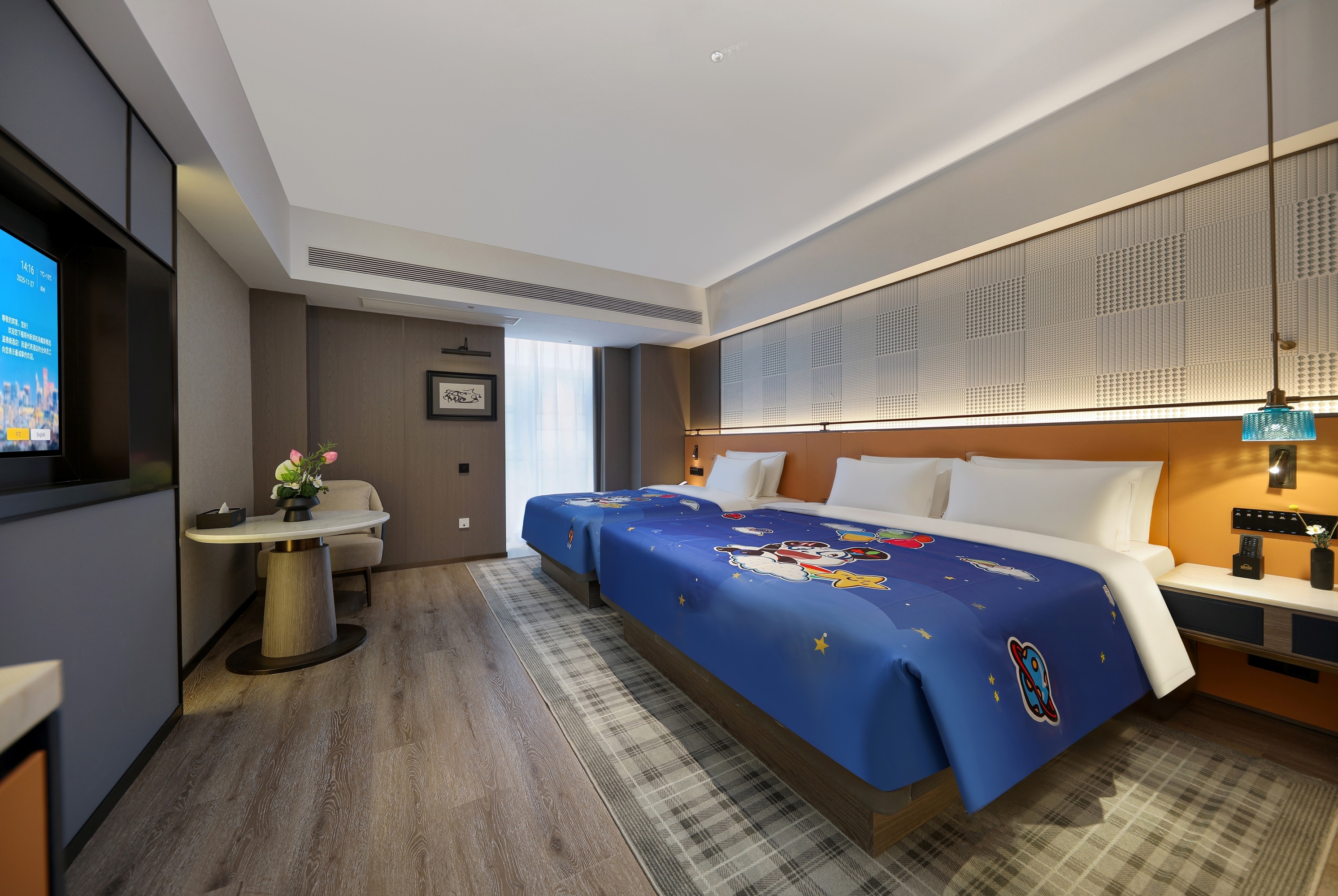 Guest room at the Days Inn by Wyndham Zhengzhou Xinzheng Airport in Zhengzhou, Other than US/Canada