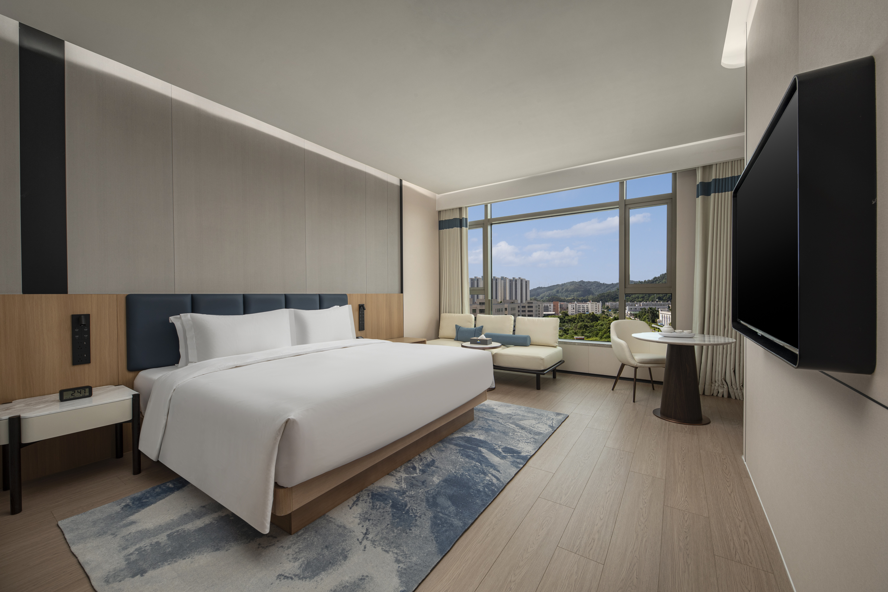 Guest room at the Days Hotel by Wyndham Zhuhai Jinwan in Zhuhai, Other than US/Canada