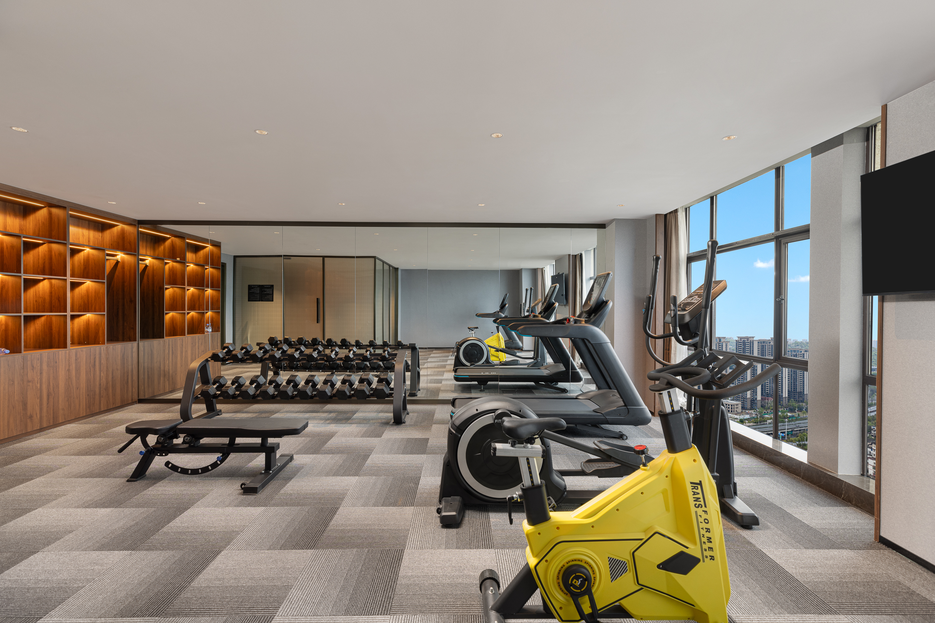 Fitness room at Days Hotel by Wyndham Zhuzhou Shifeng in Zhuzhou, Other than US/Canada