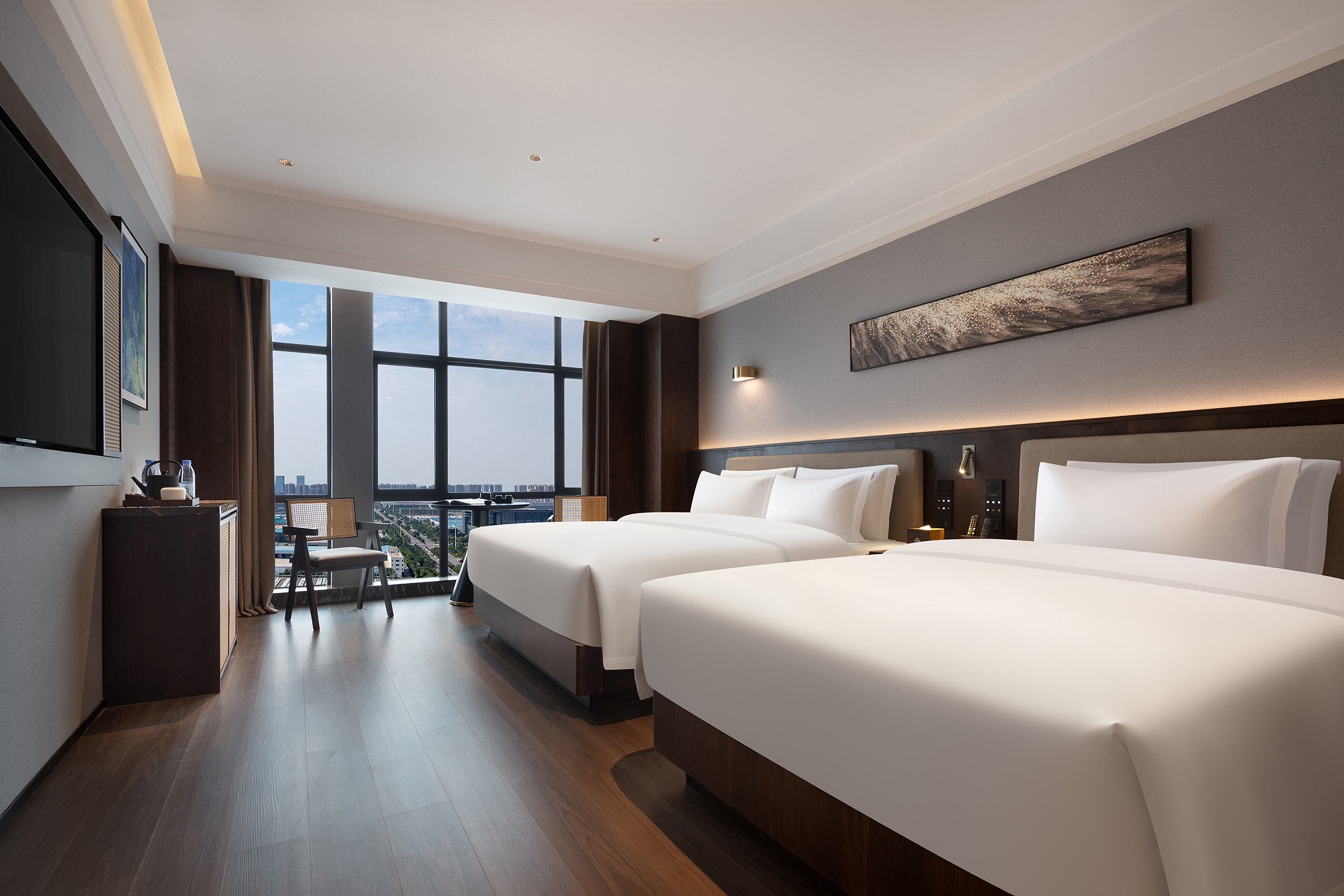 Guest room at the Days Hotel by Wyndham Zhuzhou Shifeng in Zhuzhou, Other than US/Canada