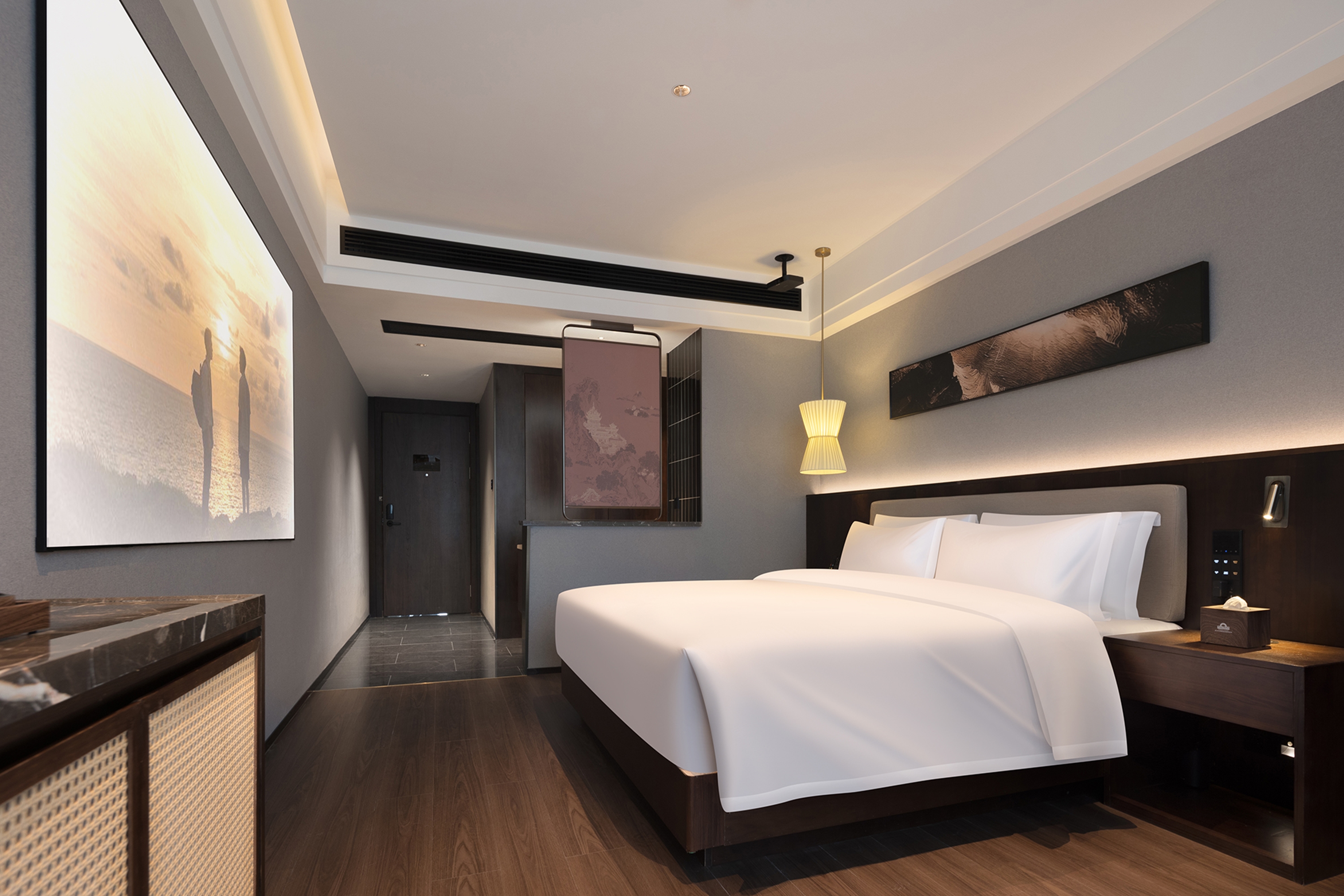 Guest room at the Days Hotel by Wyndham Zhuzhou Shifeng in Zhuzhou, Other than US/Canada