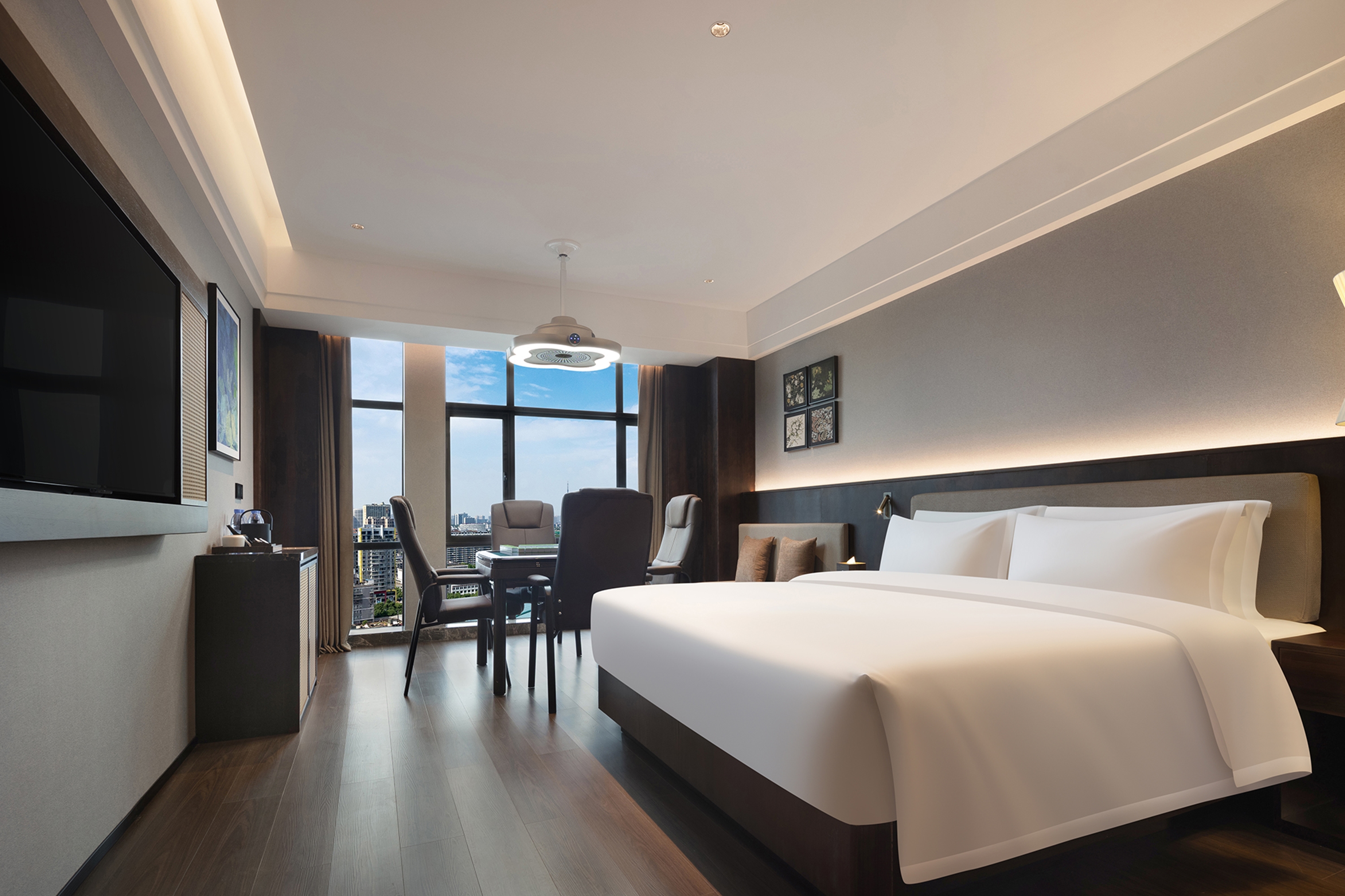 Guest room at the Days Hotel by Wyndham Zhuzhou Shifeng in Zhuzhou, Other than US/Canada