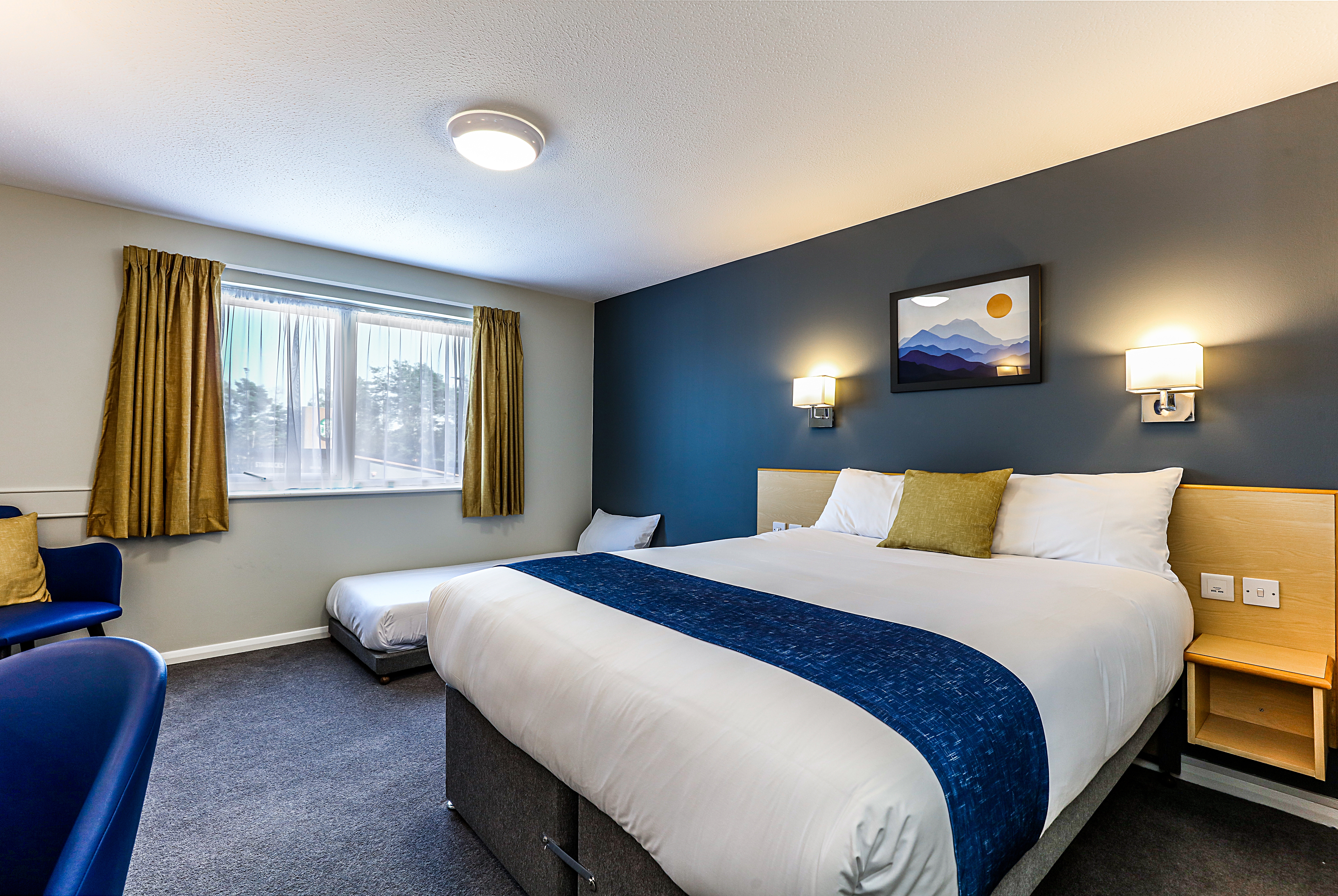 Guest room at the Days Inn by Wyndham Fleet M3 in Fleet, Other than US/Canada