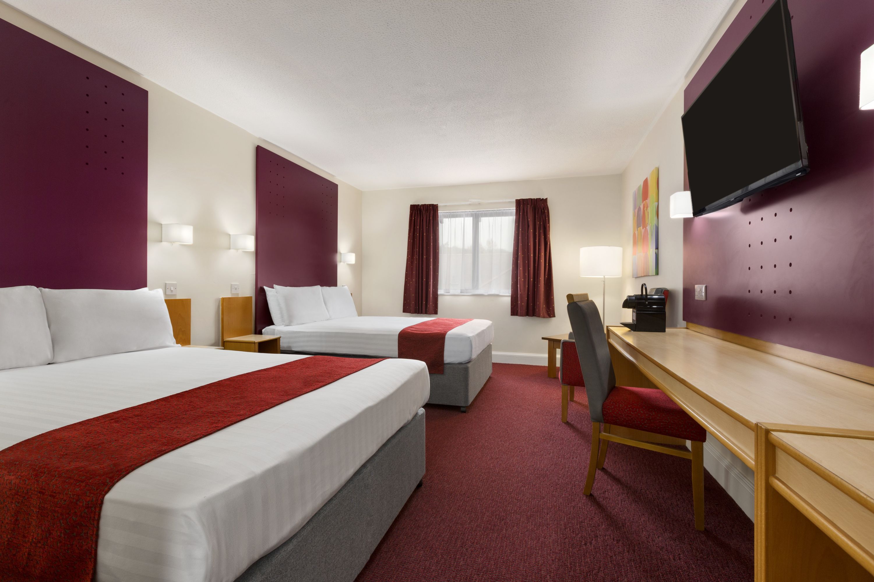 Guest room at the Days Inn by Wyndham Maidstone in Hollingbourne, Other than US/Canada