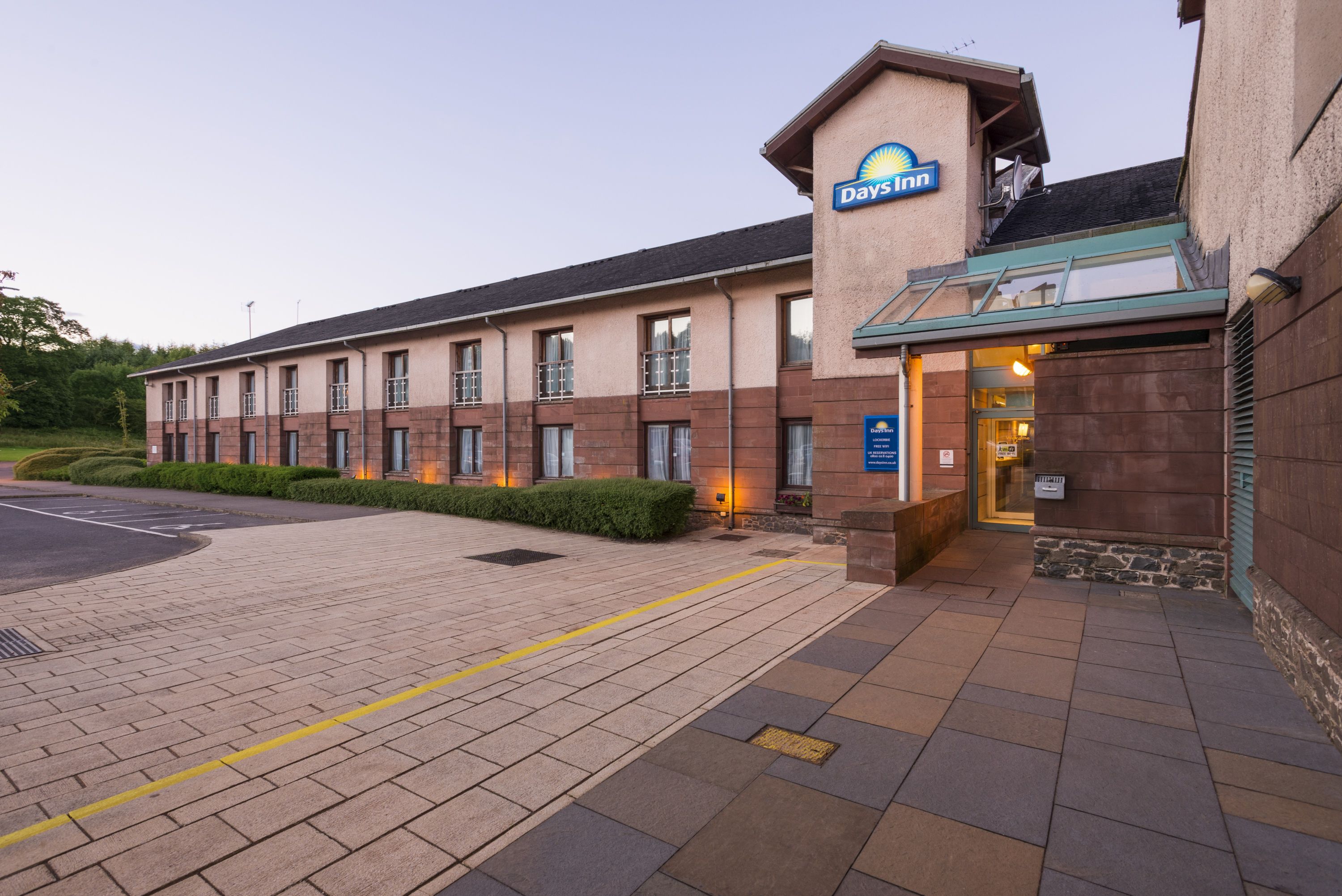 Exterior of Days Inn by Wyndham Lockerbie Annandale Water hotel in Lockerbie, Other than US/Canada