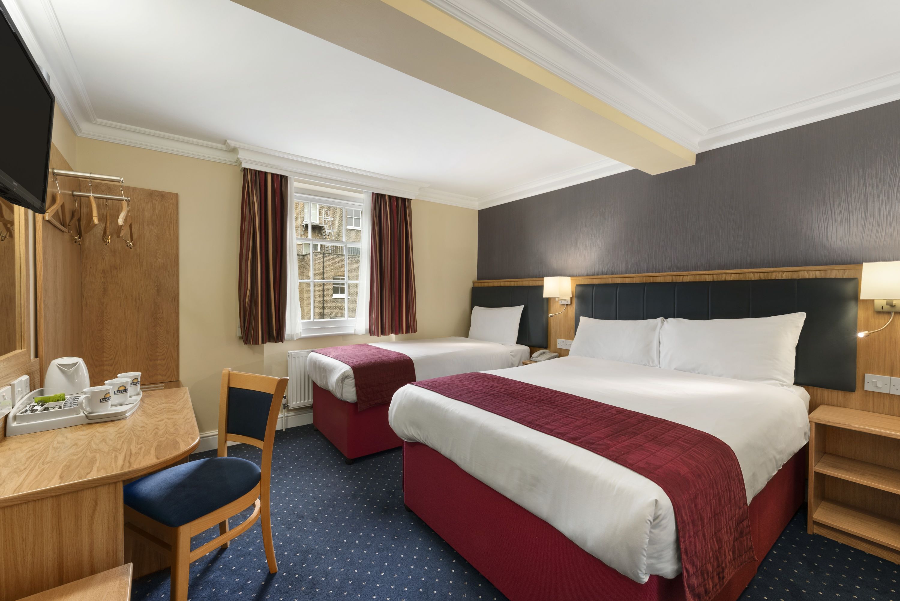 Guest room at the Days Inn by Wyndham London Hyde Park in London, Other than US/Canada