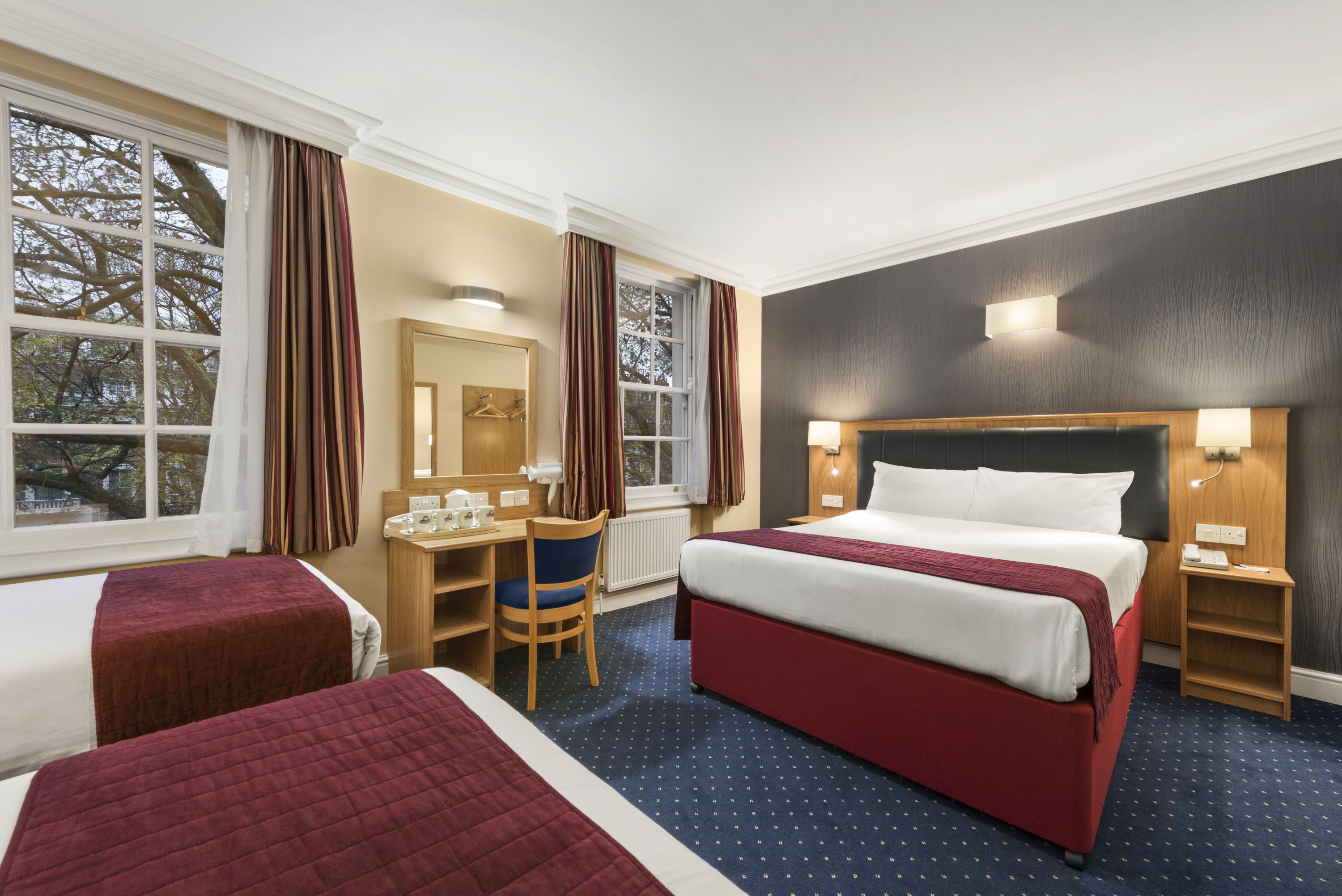 Guest room at the Days Inn by Wyndham London Hyde Park in London, Other than US/Canada