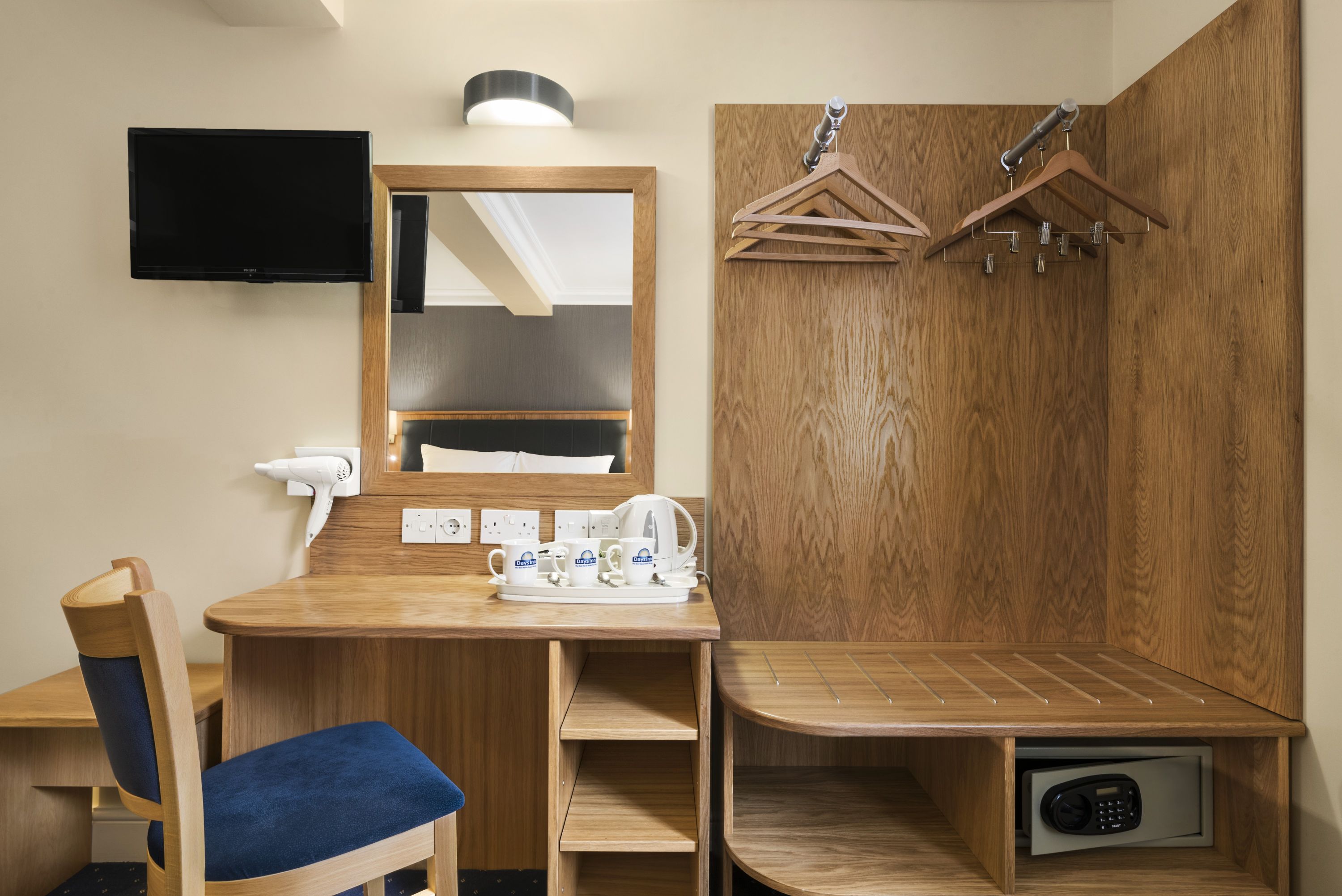 Guest room at the Days Inn by Wyndham London Hyde Park in London, Other than US/Canada