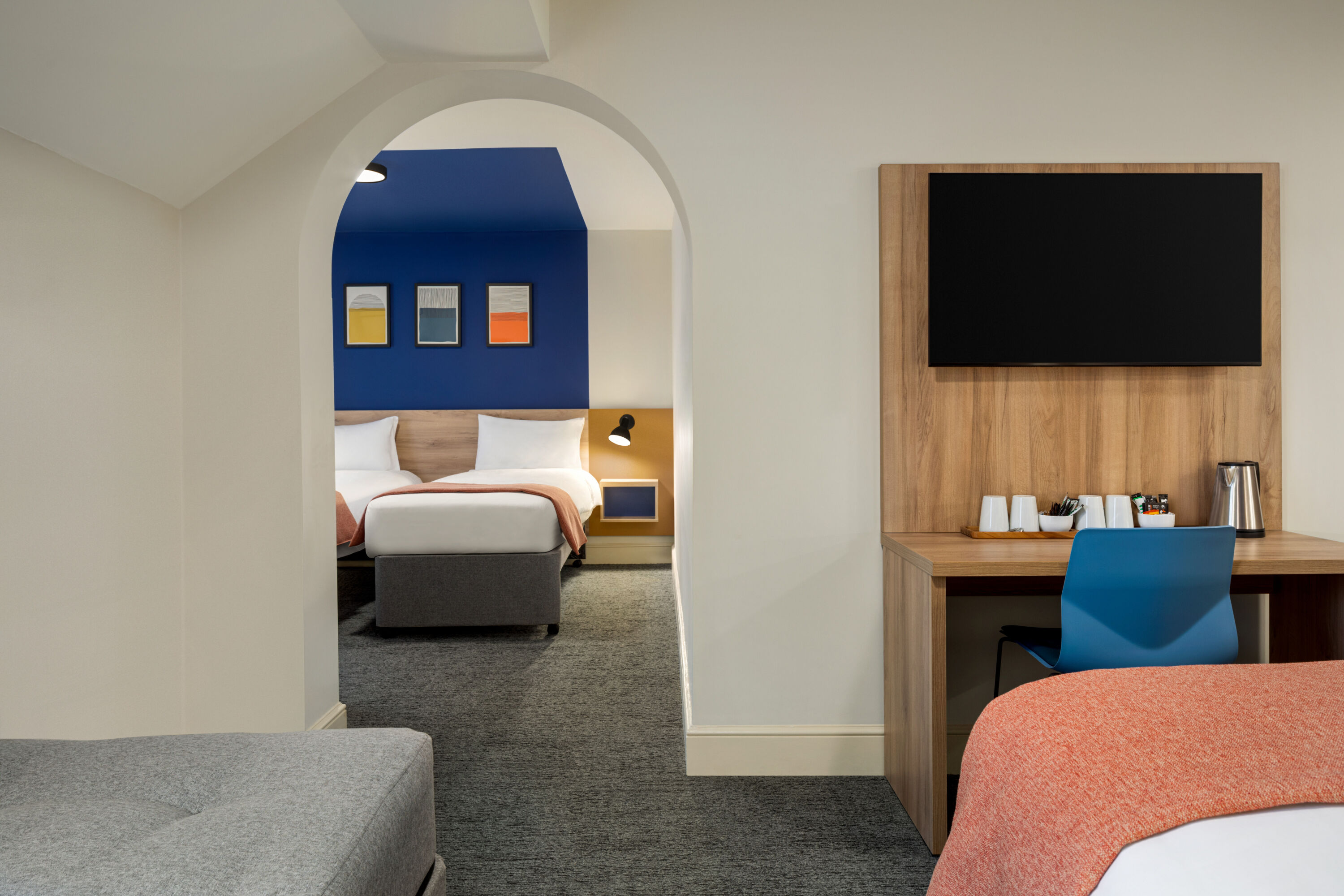 Guest room at the Days Inn by Wyndham Chesterfield Tibshelf in Tibshelf, Other than US/Canada