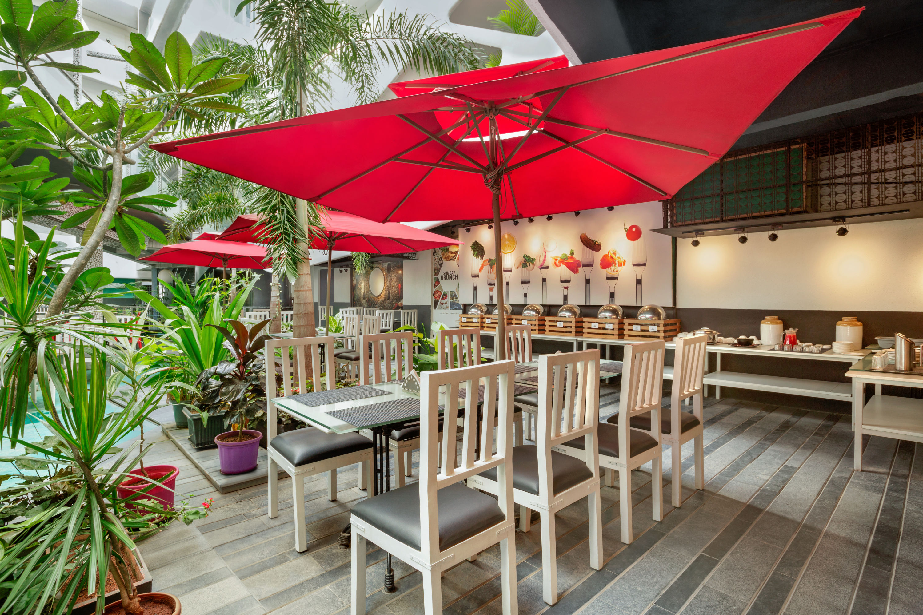 Days Inn & Suites by Wyndham Bengaluru Whitefield restaurant breakfast area with seating in Bangalore, Other than US/Canada