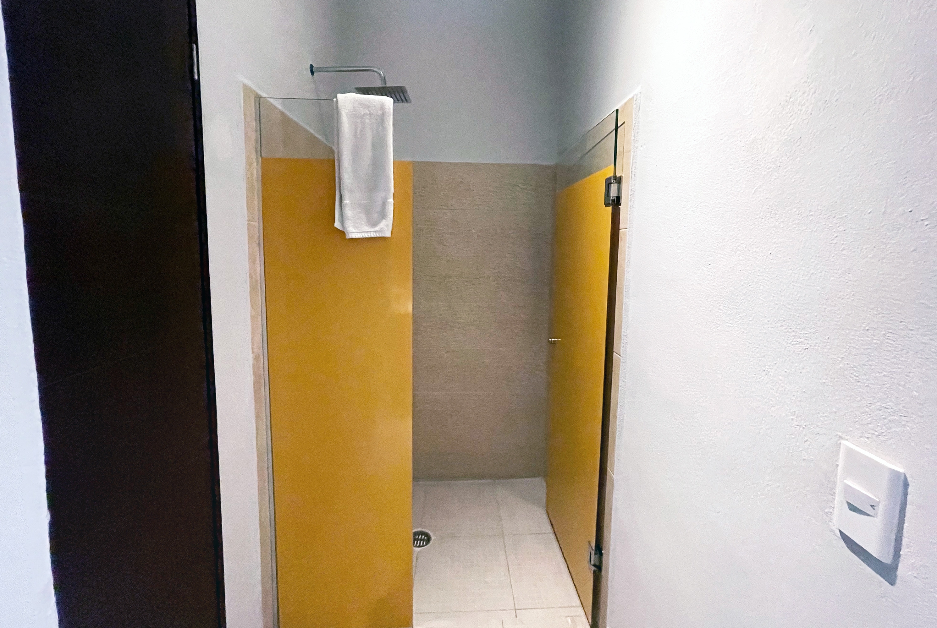 Guest room bath at the Days Inn by Wyndham Playa del Carmen in Playa del Carmen, Other than US/Canada