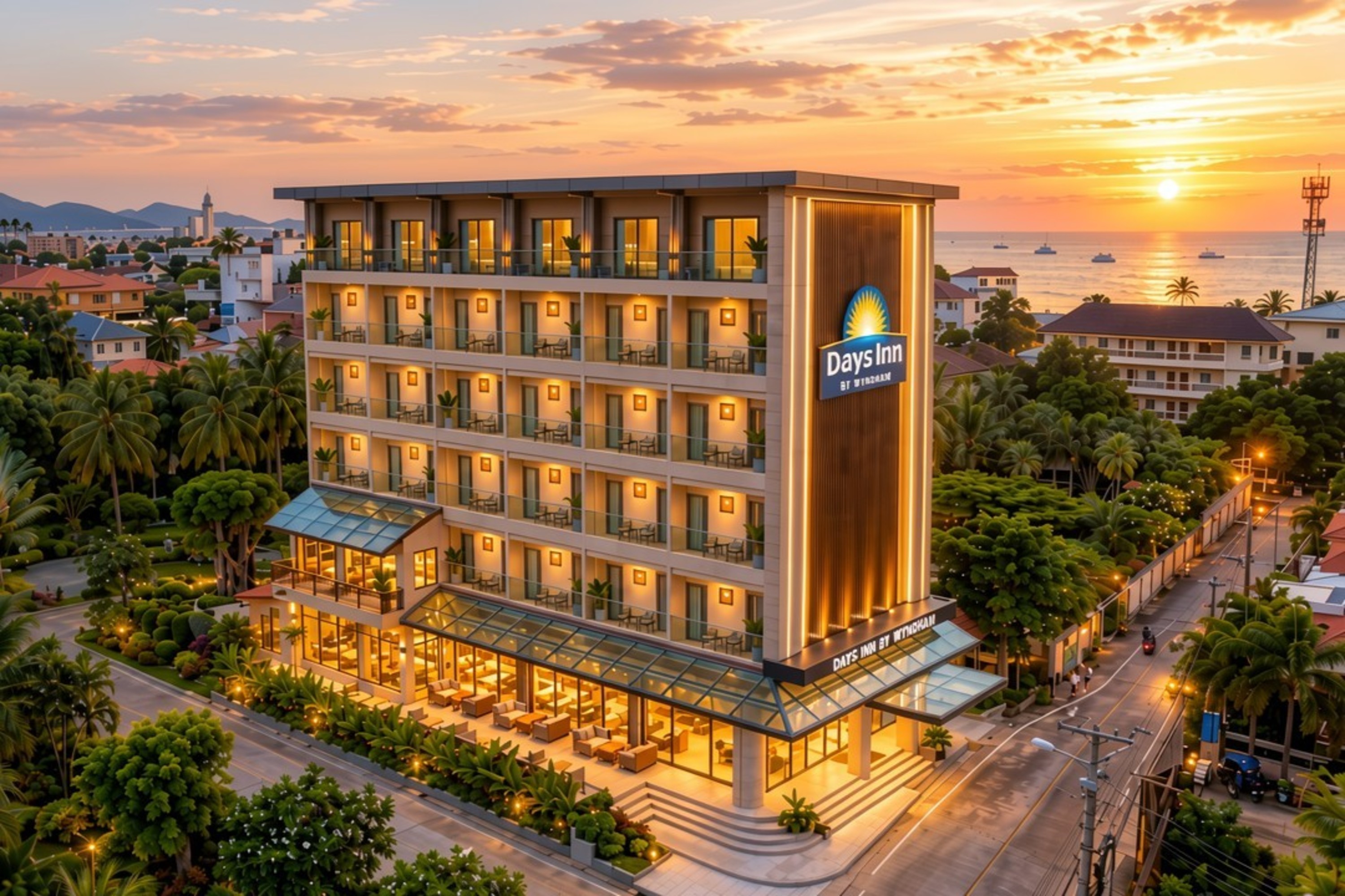 Exterior of Days Inn by Wyndham Rayong Utapao hotel in Ban Chang, Other than US/Canada
