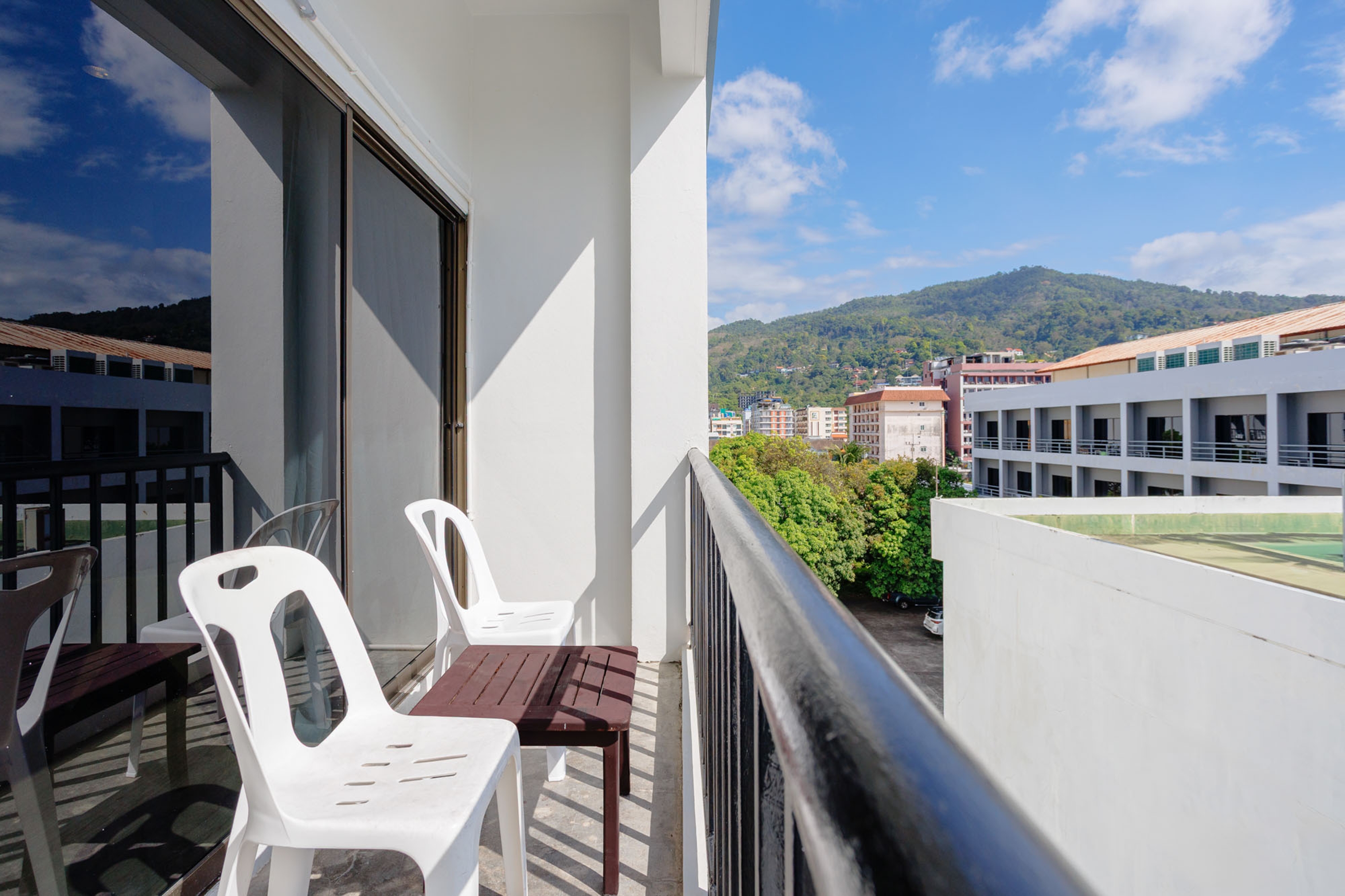 Guest room patio at the Days Inn by Wyndham Patong Beach Phuket in Phuket, Other than US/Canada