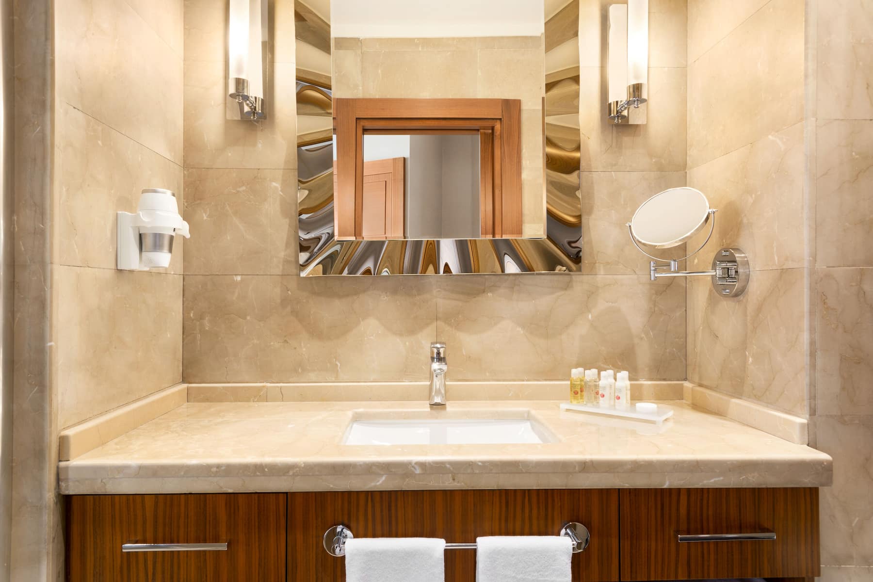 Guest room bath at the Days Hotel by Wyndham Istanbul Maltepe in Istanbul, Other than US/Canada