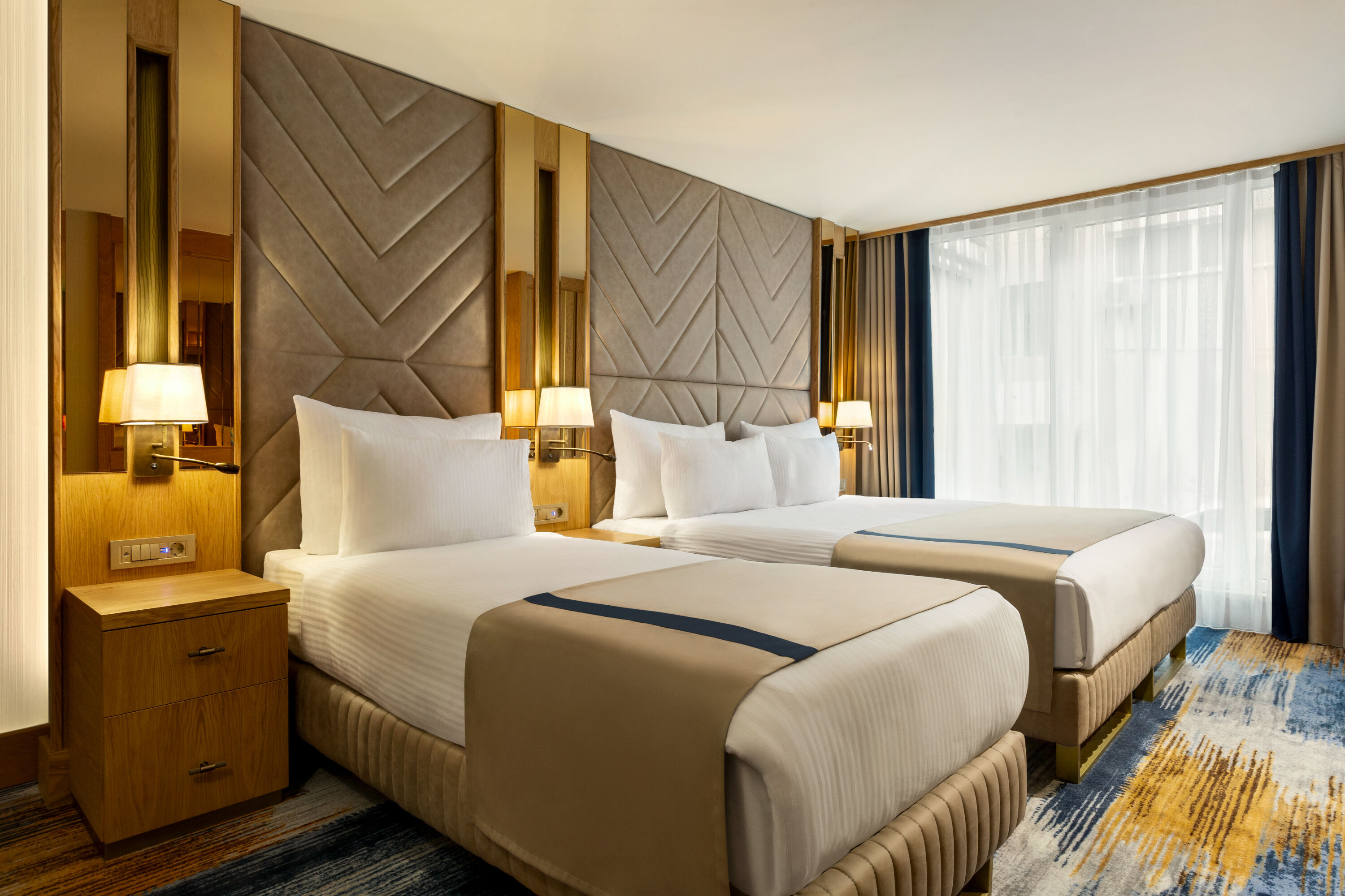 Guest room at the Days Inn by Wyndham Istanbul Bomonti in Istanbul, Other than US/Canada