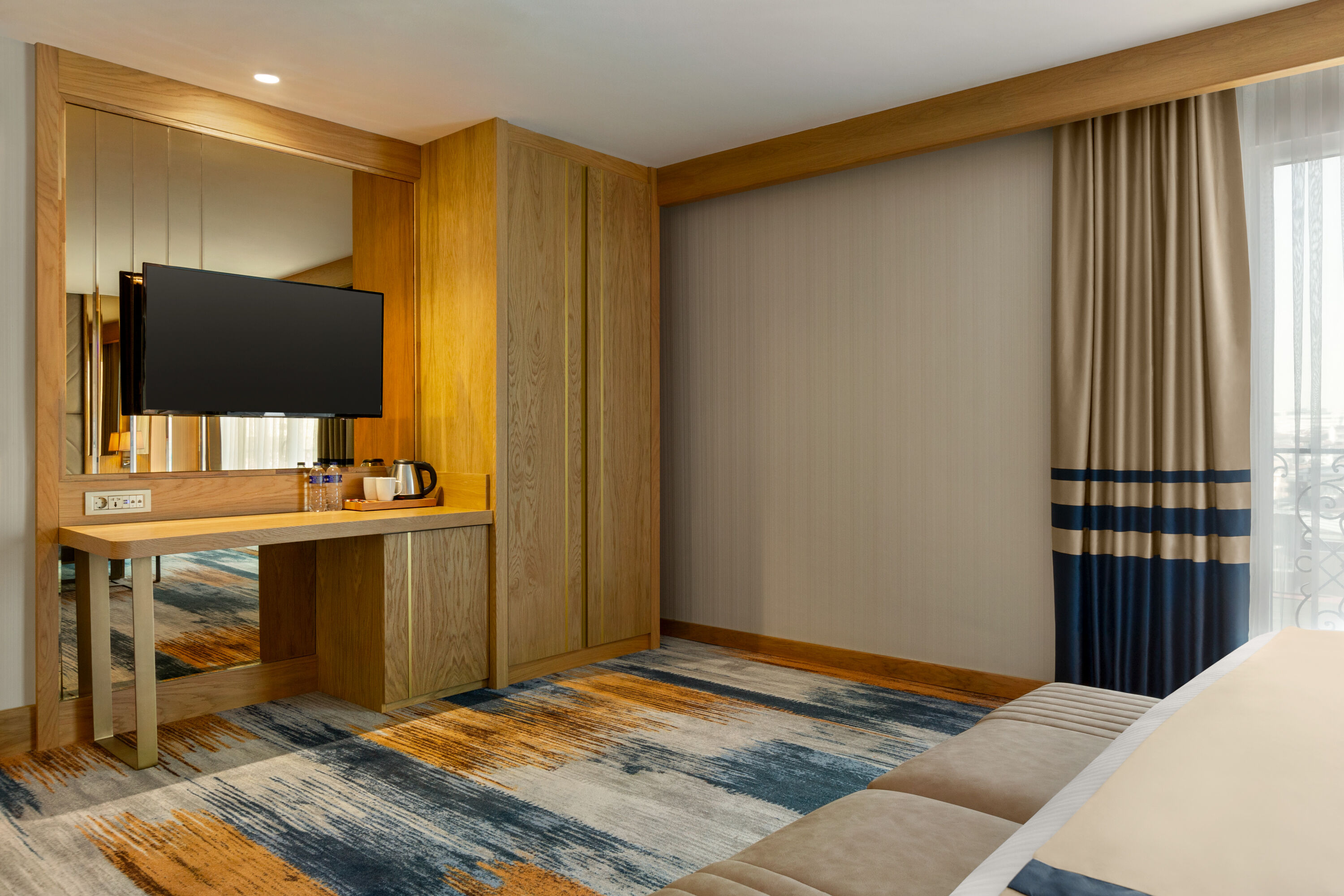 Guest room at the Days Inn by Wyndham Istanbul Bomonti in Istanbul, Other than US/Canada