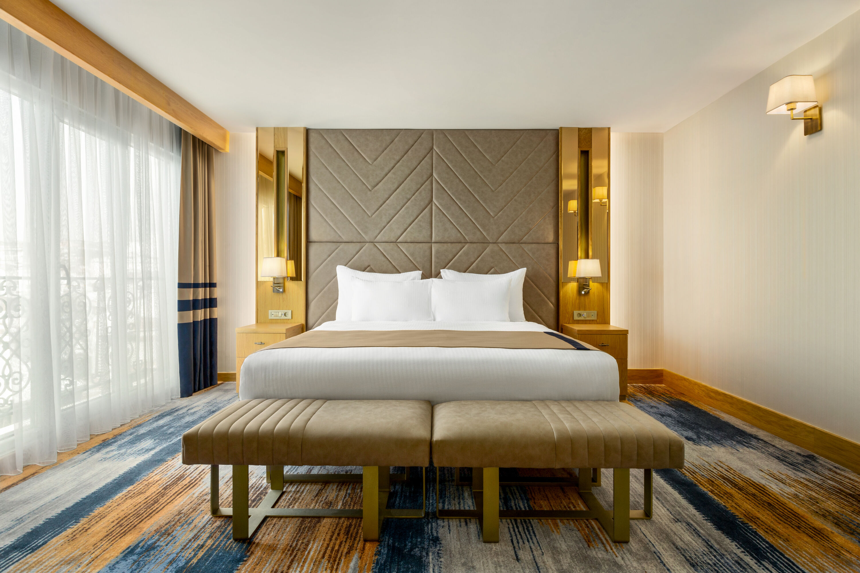 Guest room at the Days Inn by Wyndham Istanbul Bomonti in Istanbul, Other than US/Canada