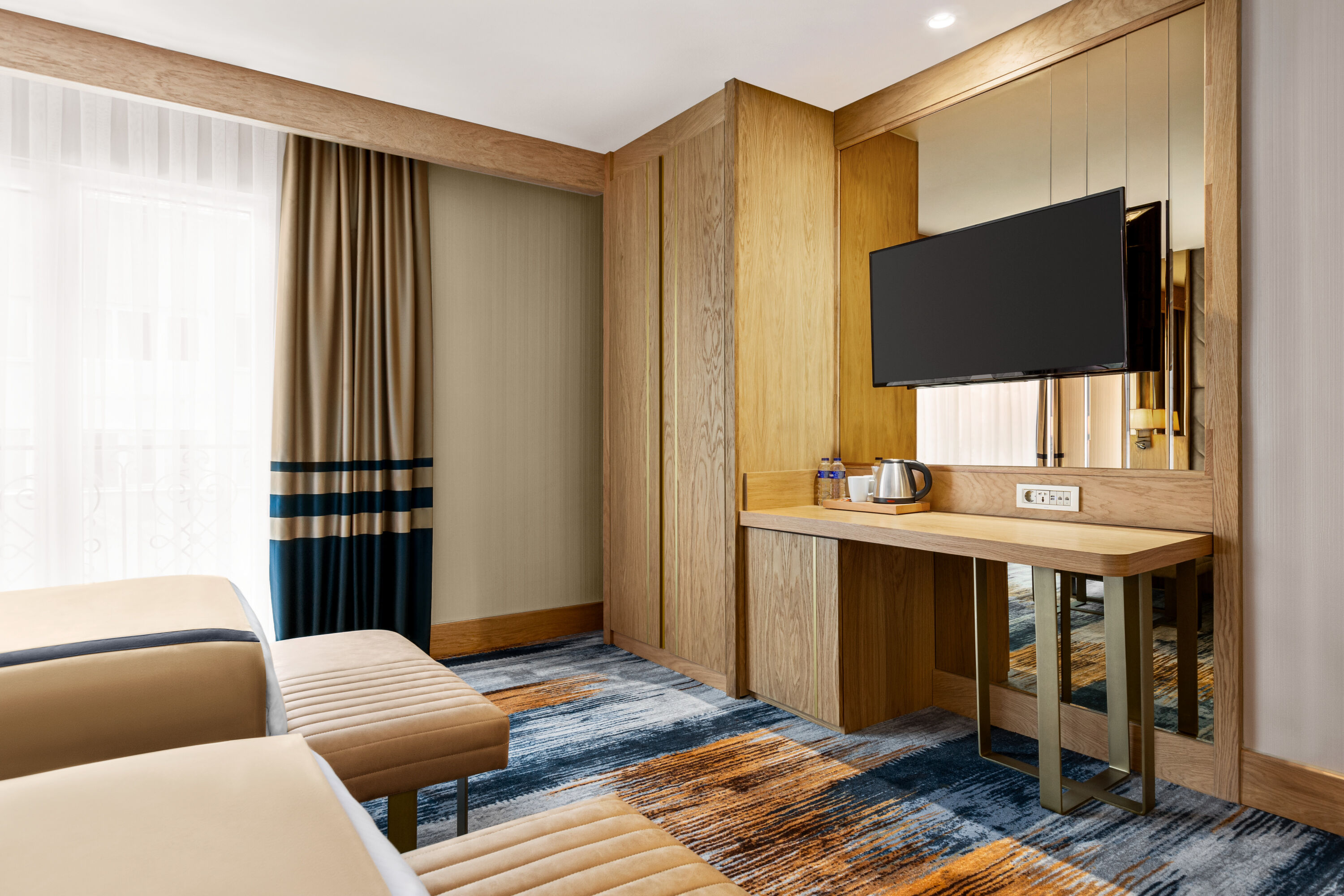 Guest room at the Days Inn by Wyndham Istanbul Bomonti in Istanbul, Other than US/Canada