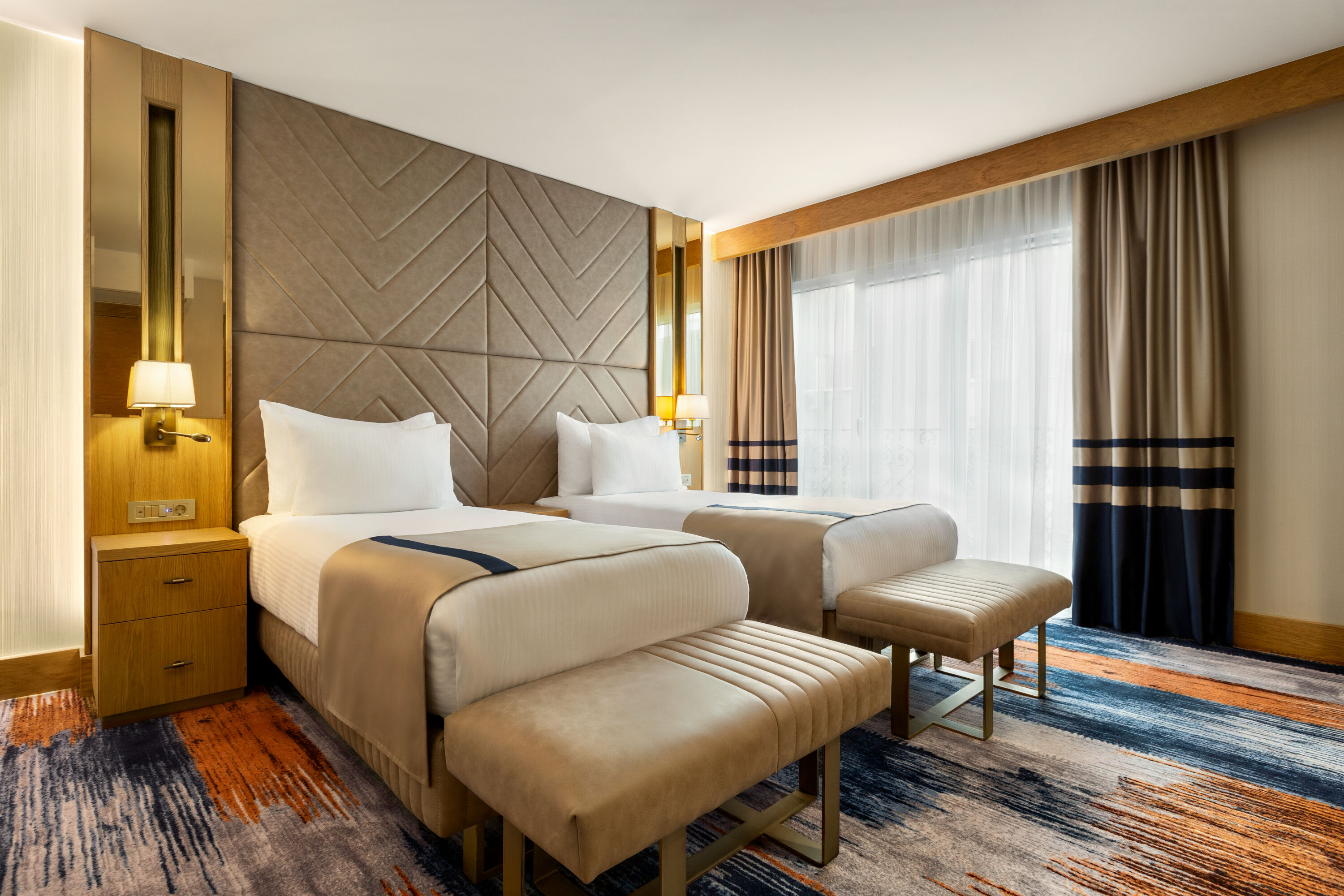 Guest room at the Days Inn by Wyndham Istanbul Bomonti in Istanbul, Other than US/Canada