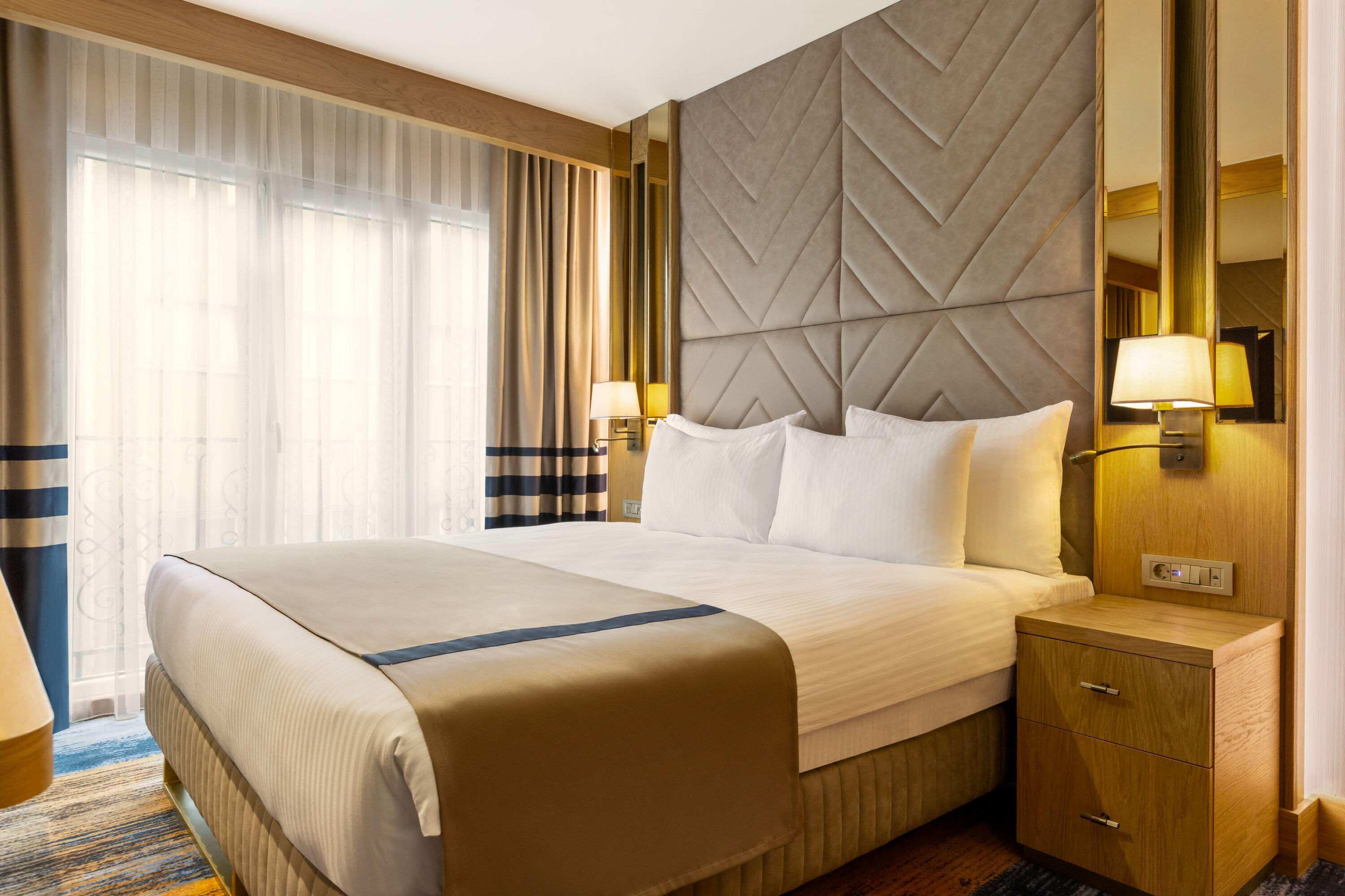 Guest room at the Days Inn by Wyndham Istanbul Bomonti in Istanbul, Other than US/Canada