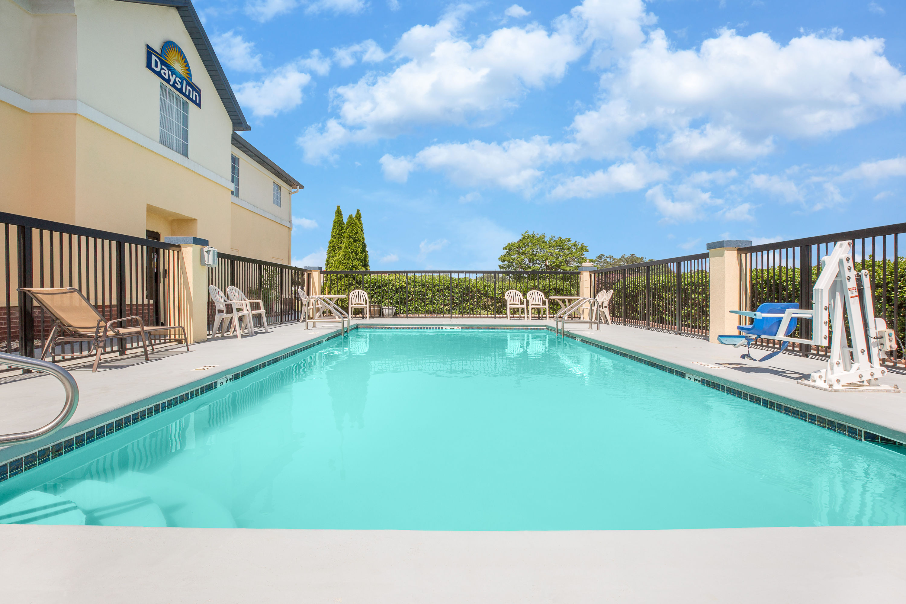 Pool at the Days Inn by Wyndham Lincoln in Lincoln, Alabama
