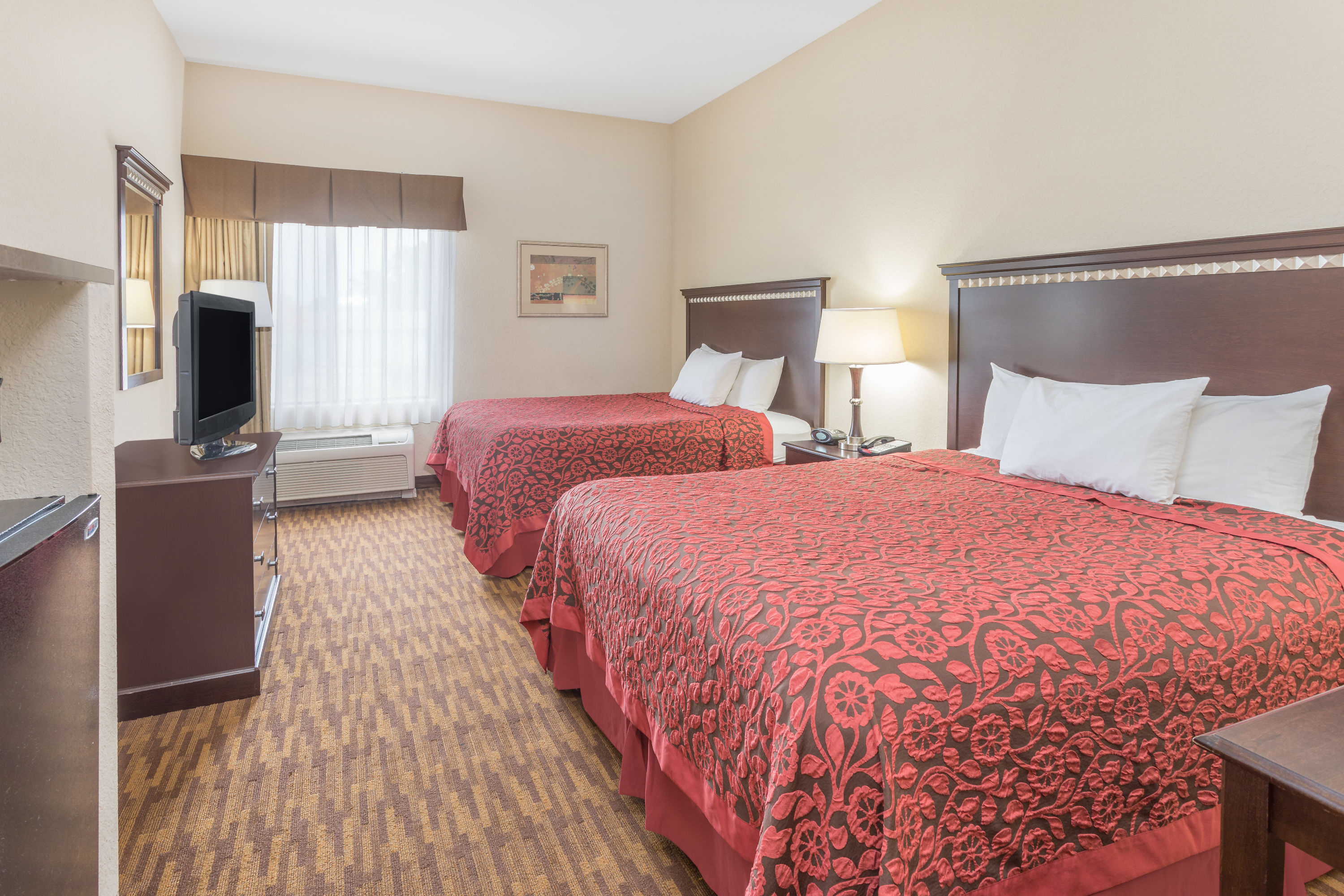 Guest room at the Days Inn by Wyndham Semmes/Mobile in Mobile, Alabama