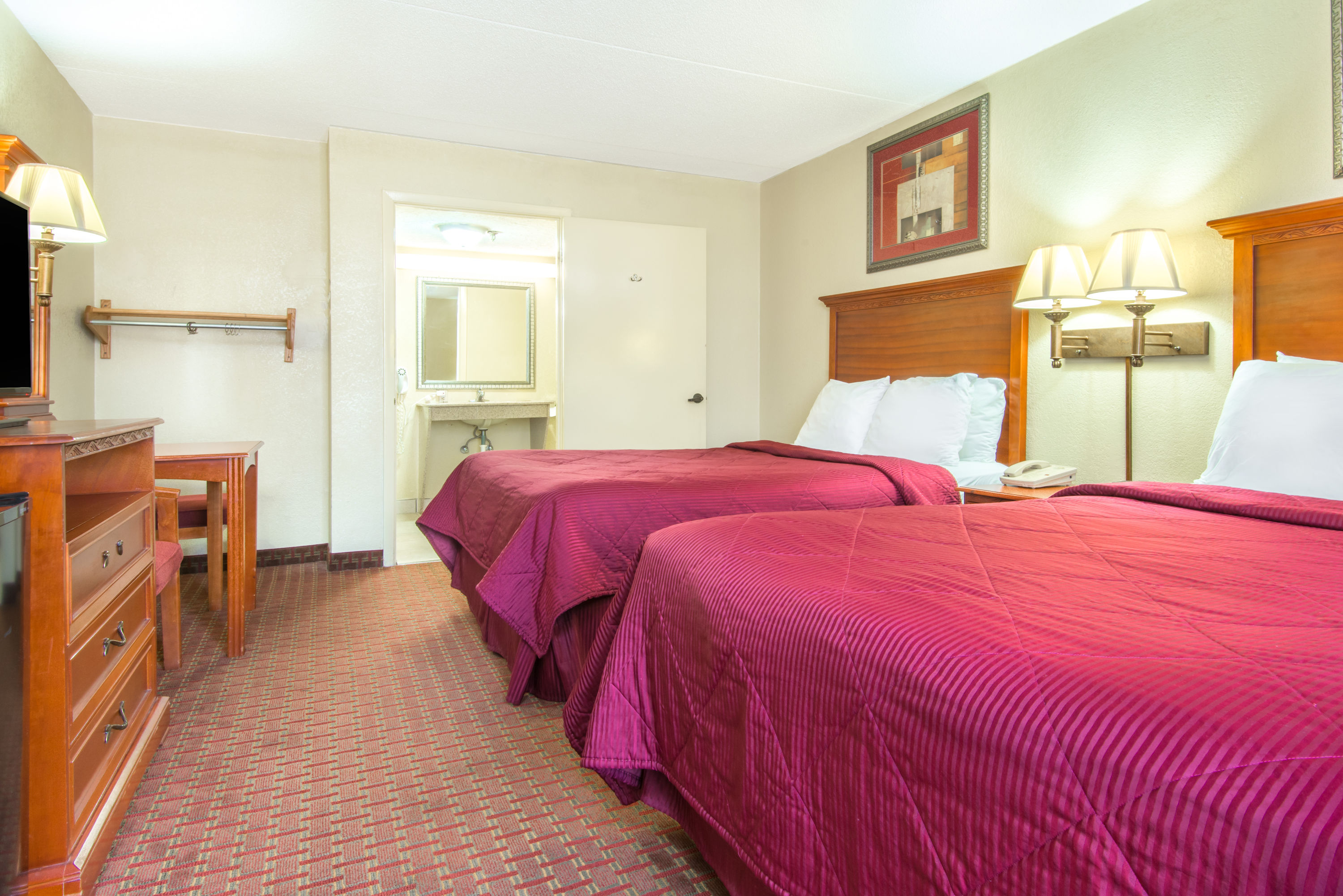 Guest room at the Days Inn by Wyndham Shorter in Shorter, Alabama