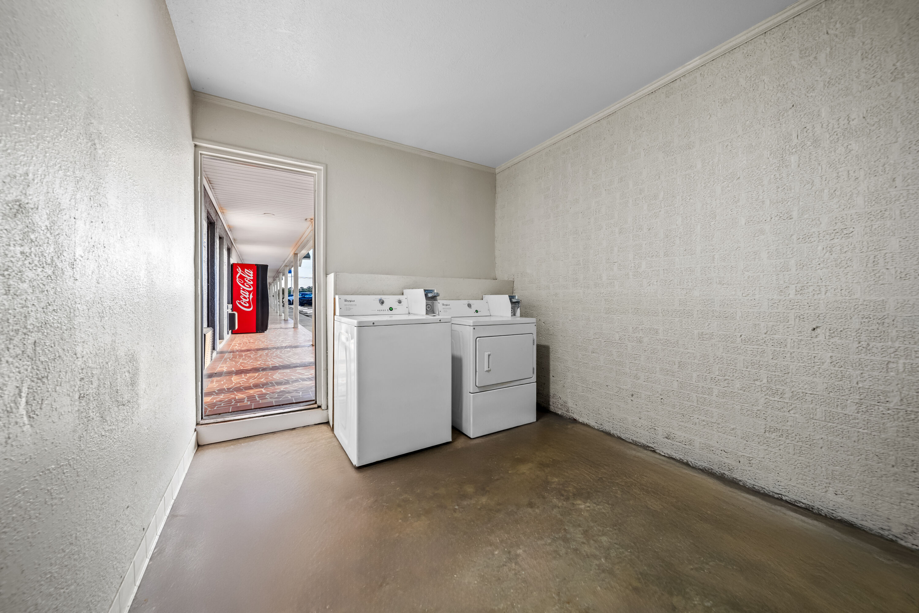 Laundry facilities at Days Inn by Wyndham Troy in Troy, Alabama