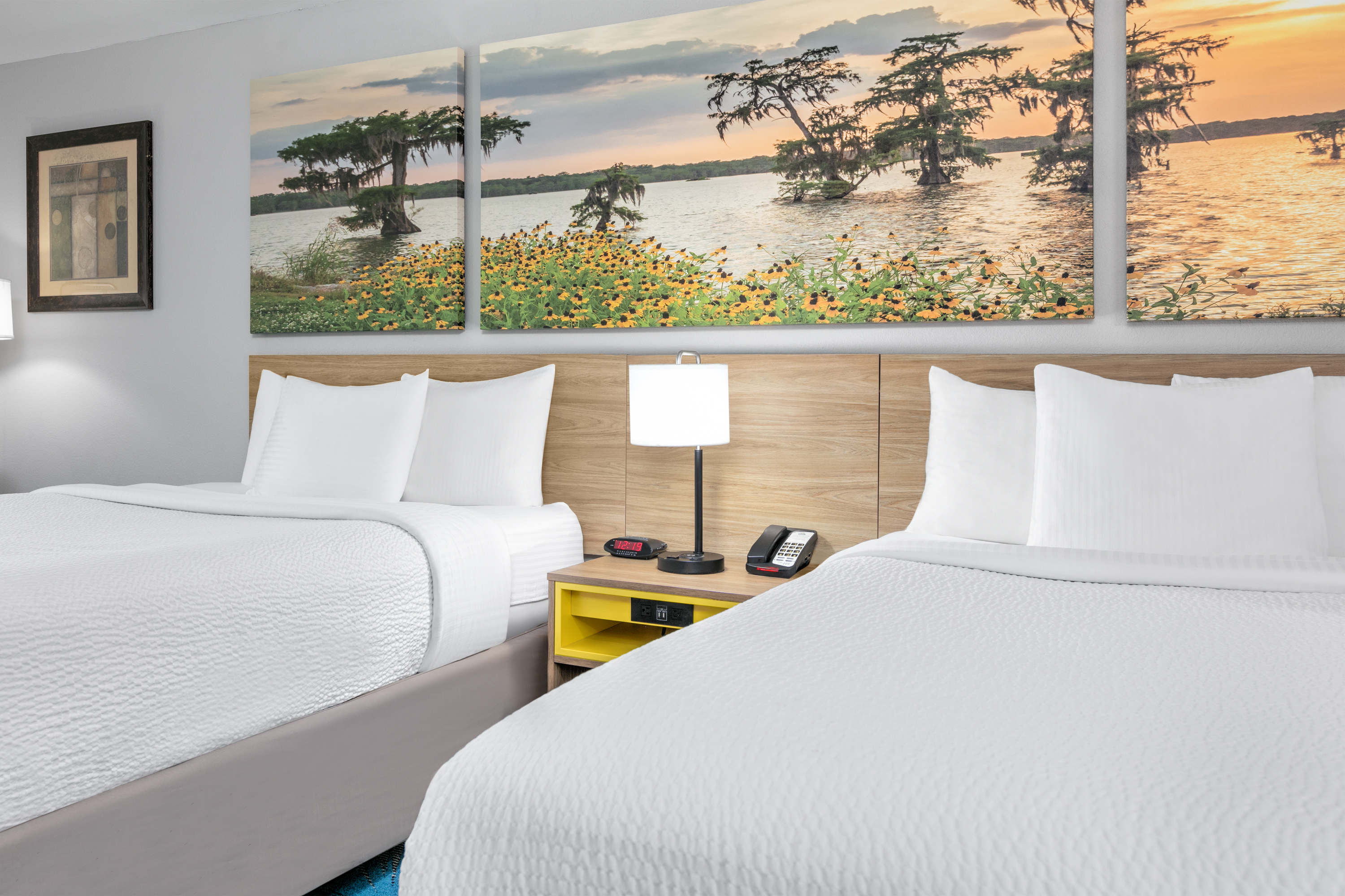 Guest room at the Days Inn & Suites by Wyndham Cabot in Cabot, Arkansas