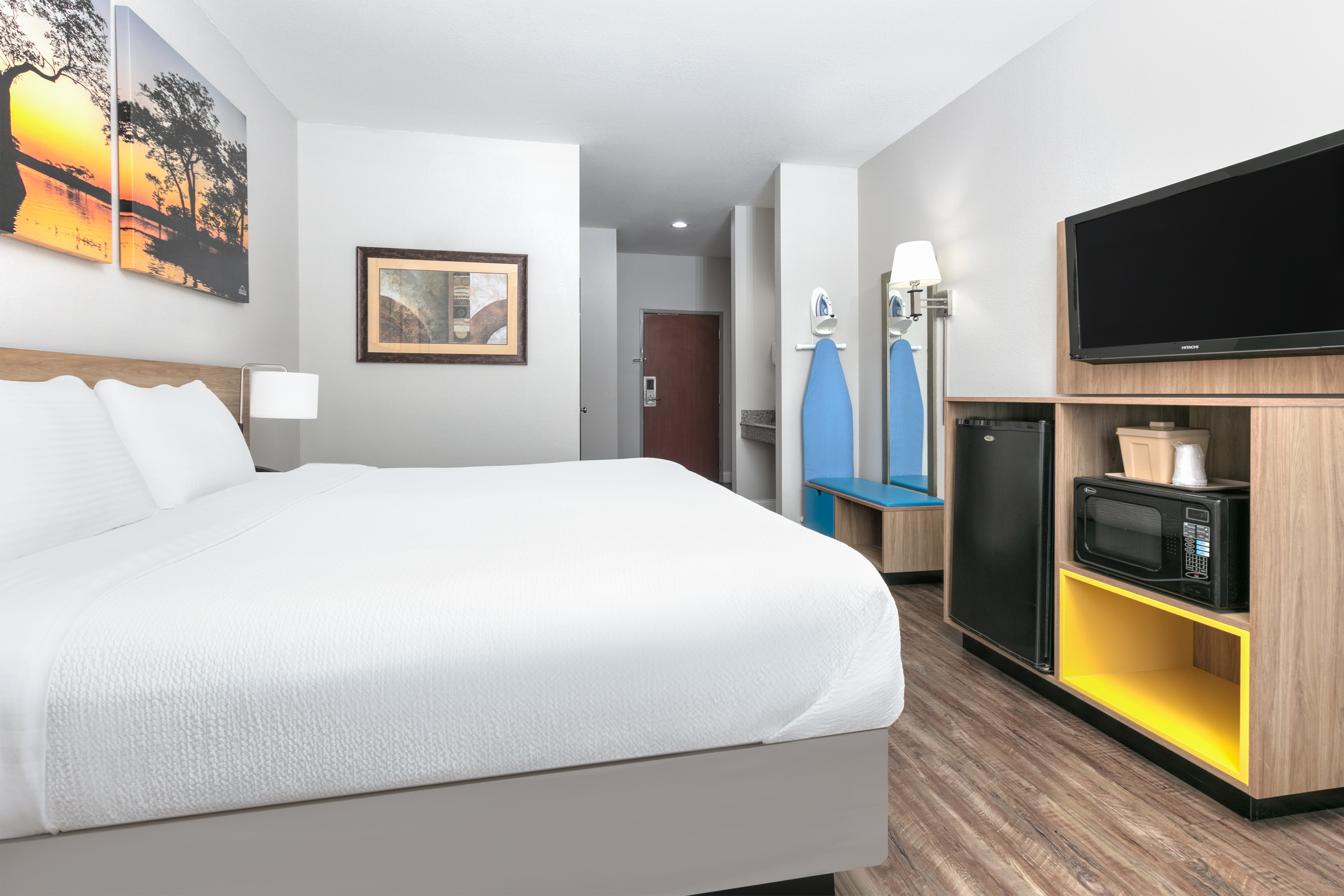 Guest room at the Days Inn & Suites by Wyndham Cabot in Cabot, Arkansas