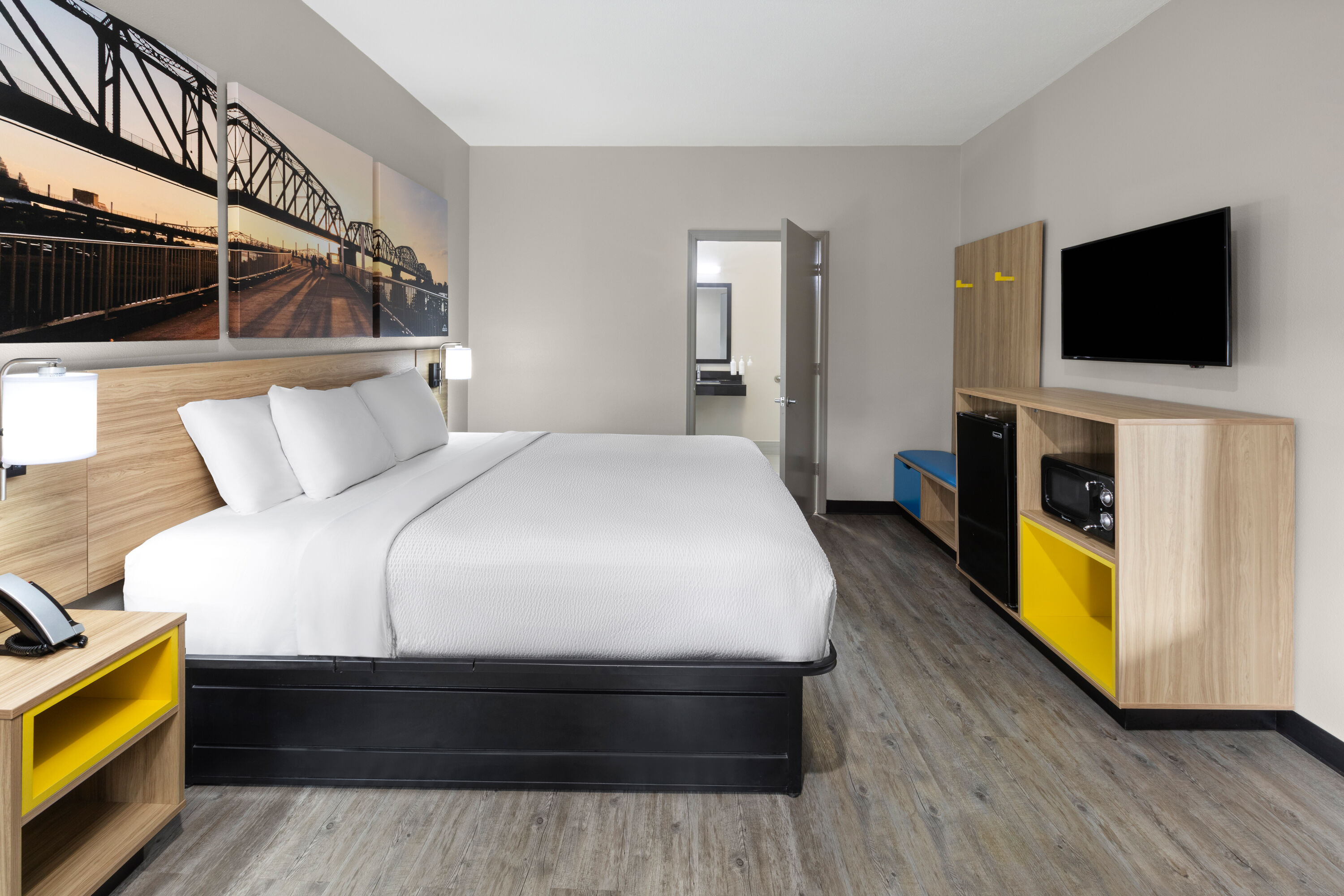 Guest room at the Days Inn by Wyndham North Little Rock/ Maumelle in North Little Rock, Arkansas