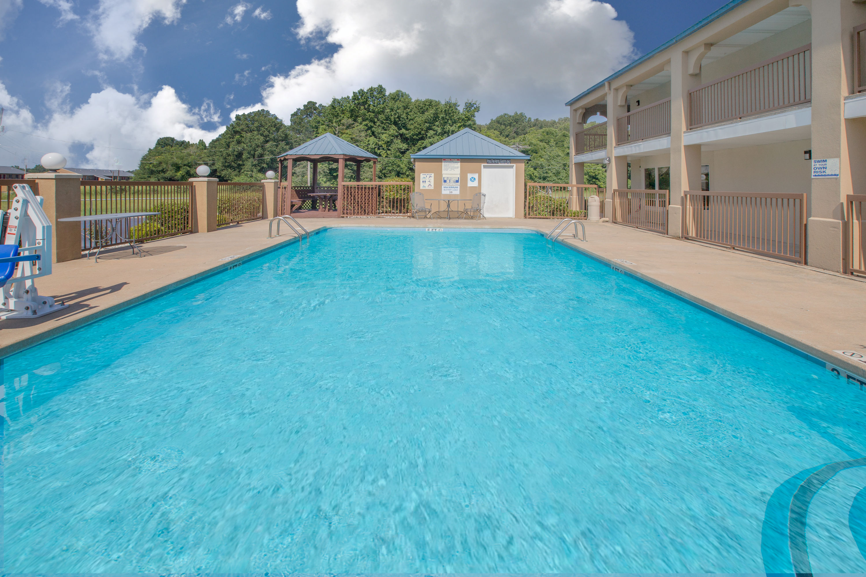 Pool at the Days Inn & Suites by Wyndham Pine Bluff in Pine Bluff, Arkansas