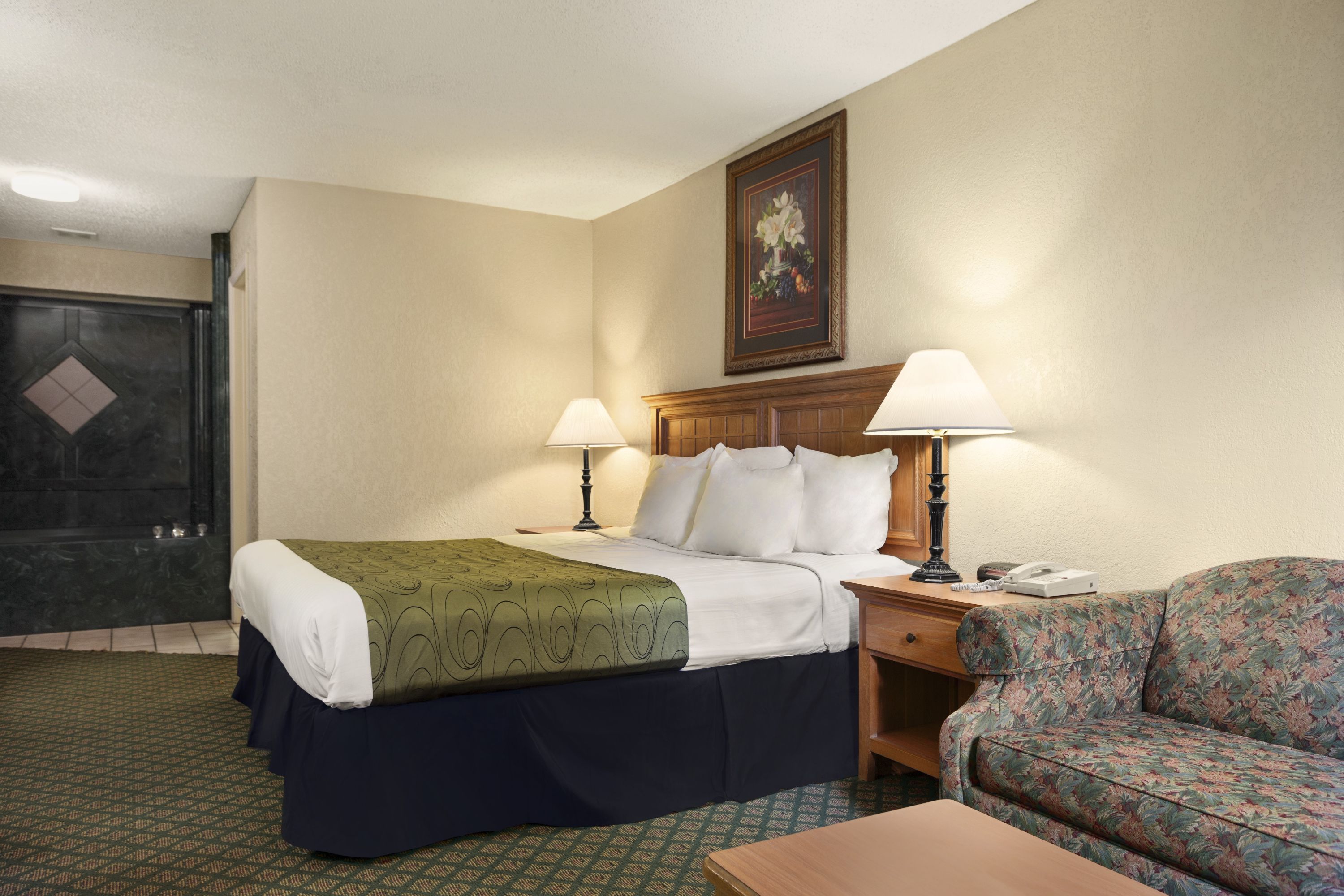 Guest room at the Days Inn & Suites by Wyndham Stuttgart in Stuttgart, Arkansas