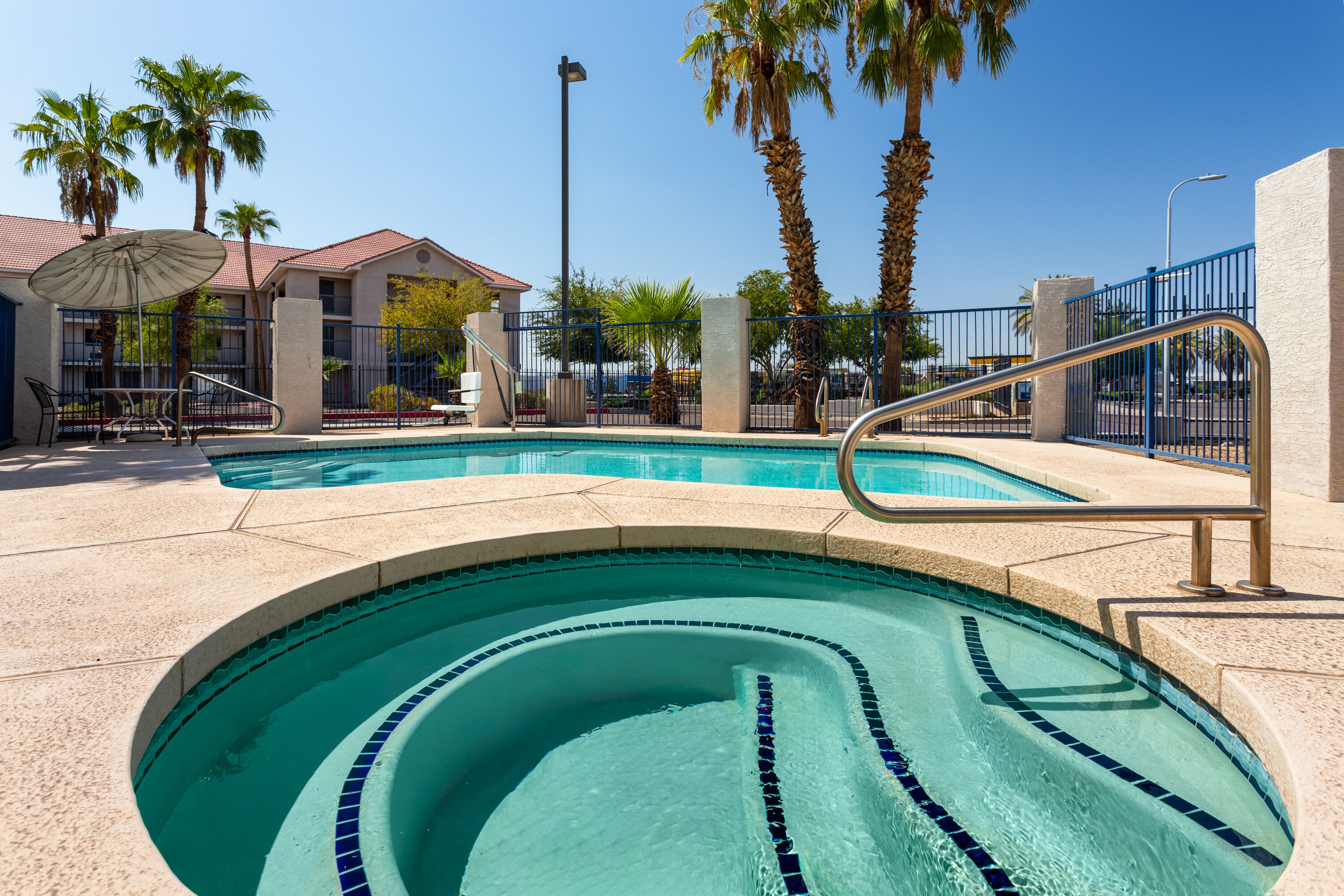 Hot tub at the Days Inn by Wyndham Phoenix West in Phoenix, Arizona