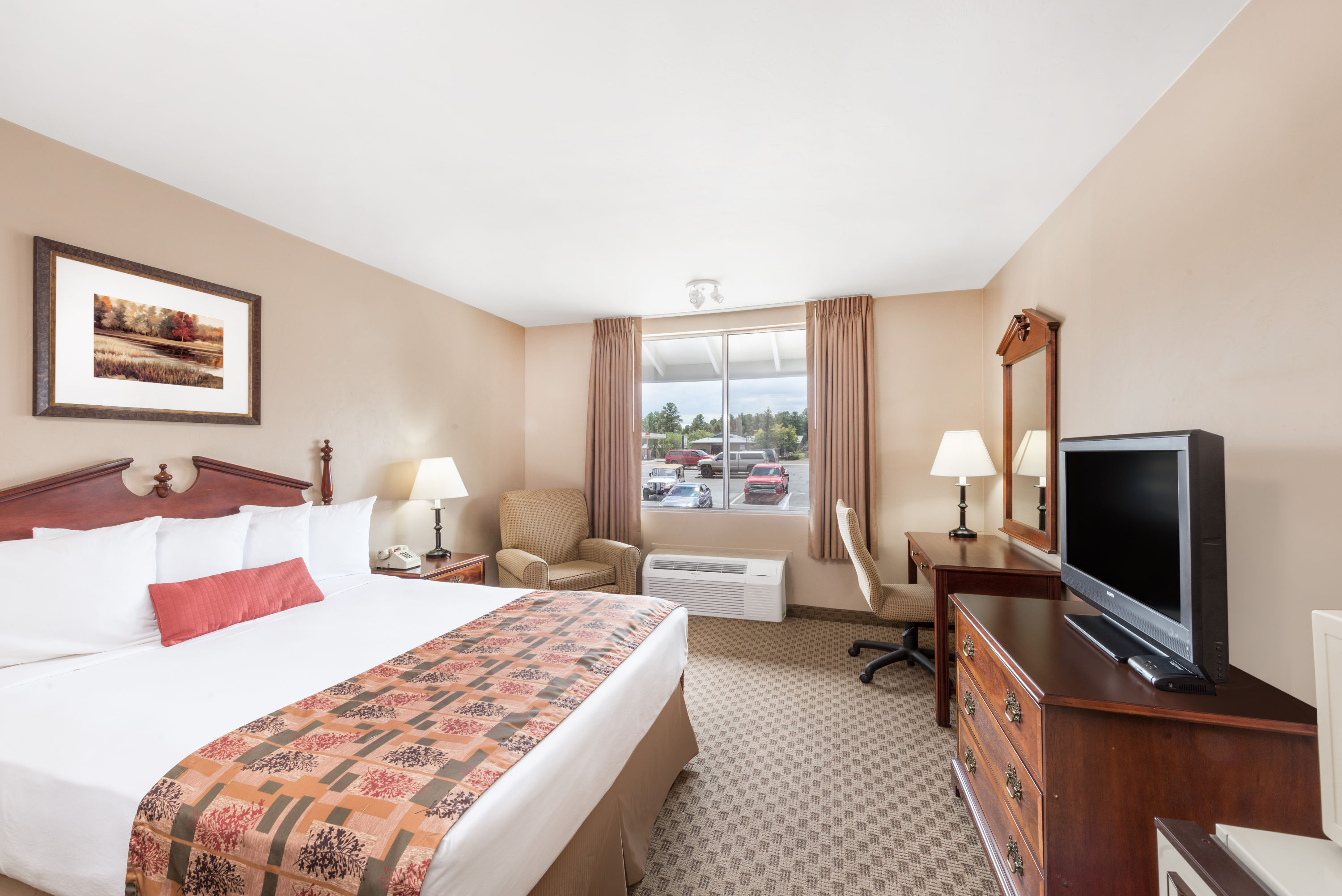 Guest room at the Days Inn by Wyndham Show Low in Show Low, Arizona