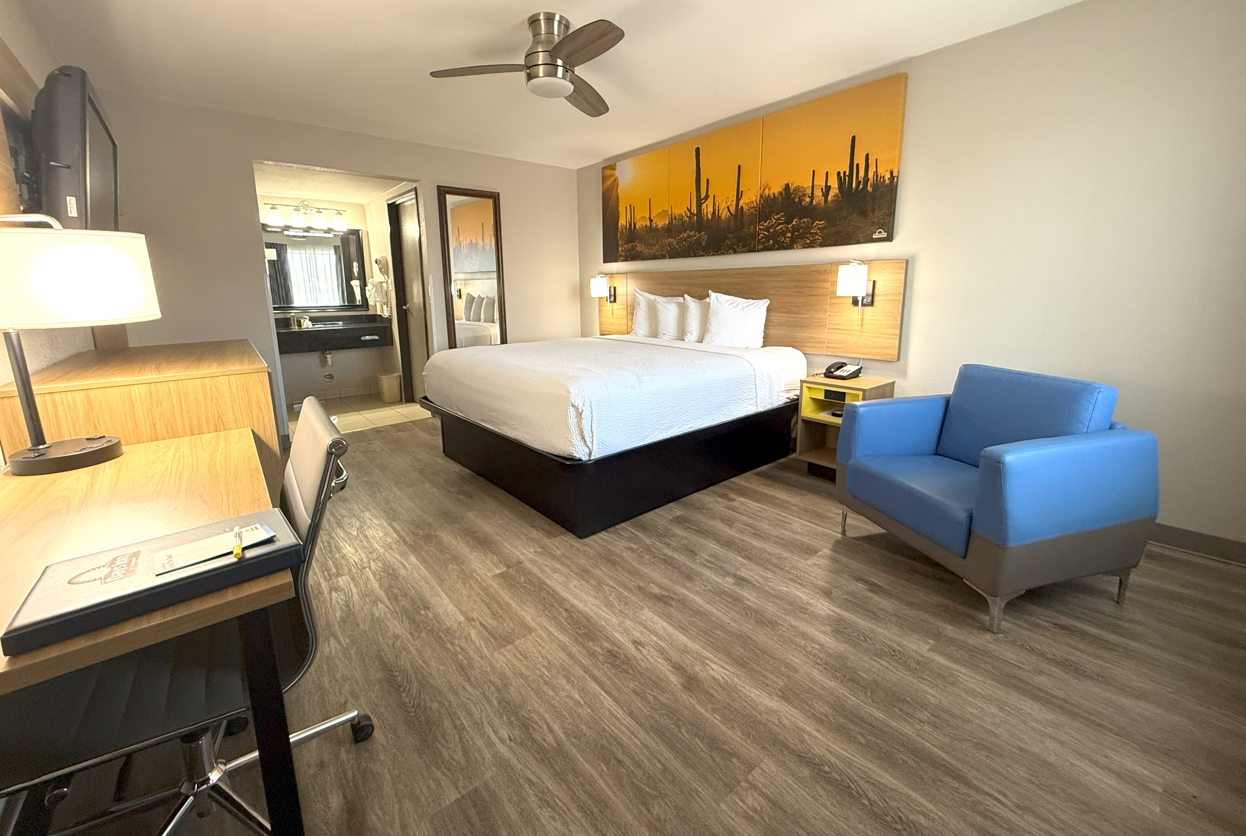 Guest room at the Days Inn by Wyndham Yuma in Yuma, Arizona