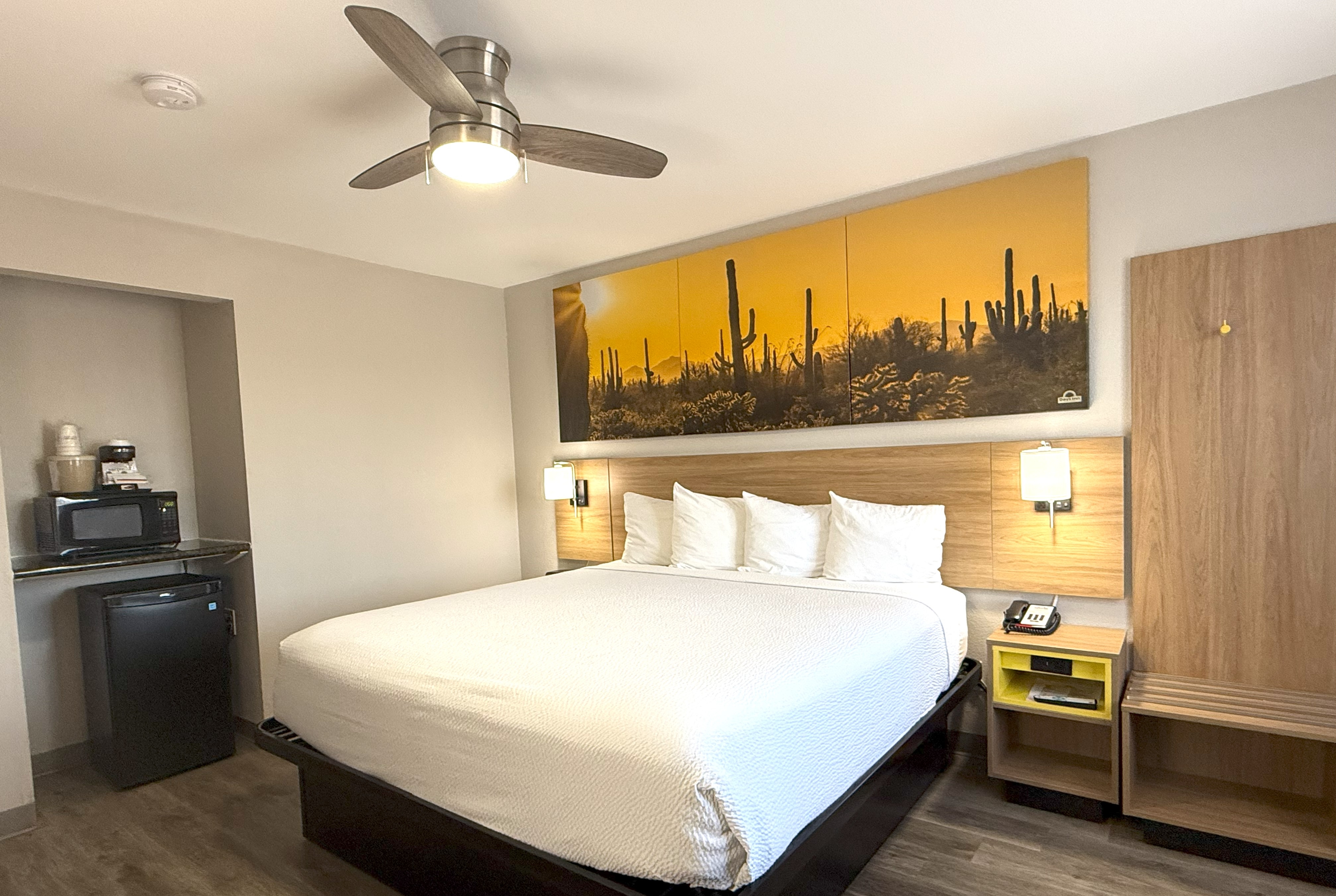 Guest room at the Days Inn by Wyndham Yuma in Yuma, Arizona