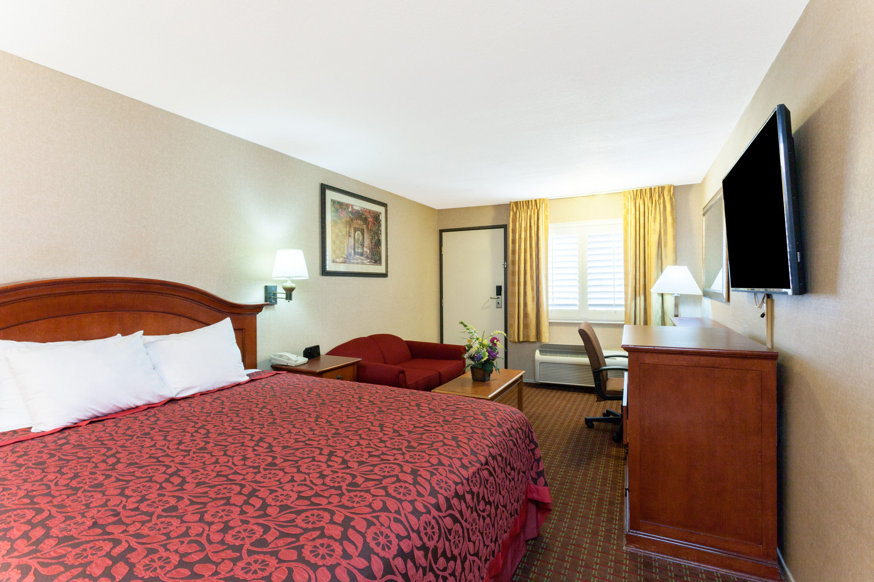 Guest room at the Days Inn by Wyndham Alhambra CA in Alhambra, California