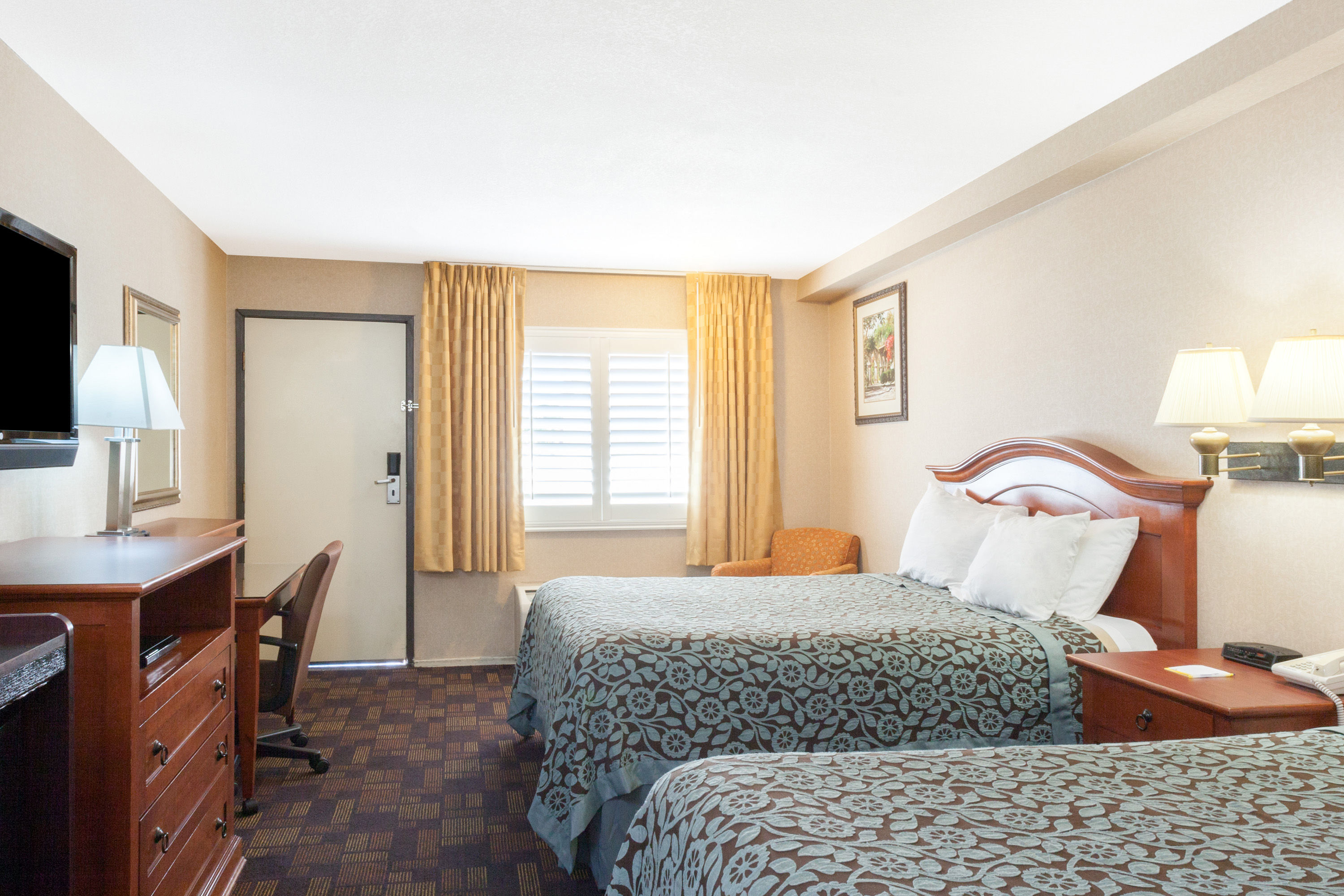 Guest room at the Days Inn by Wyndham Alhambra CA in Alhambra, California