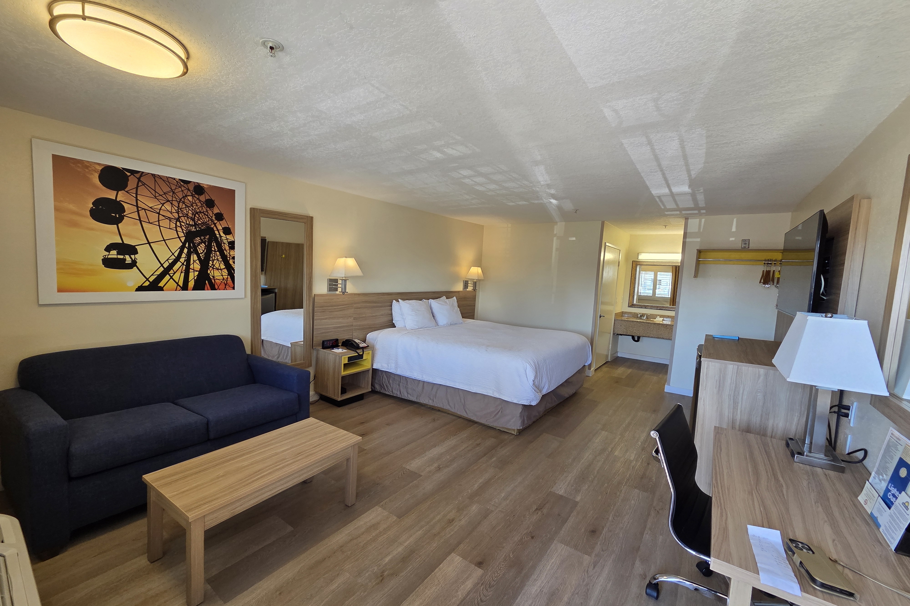 Guest room at the Days Inn by Wyndham Alhambra CA in Alhambra, California